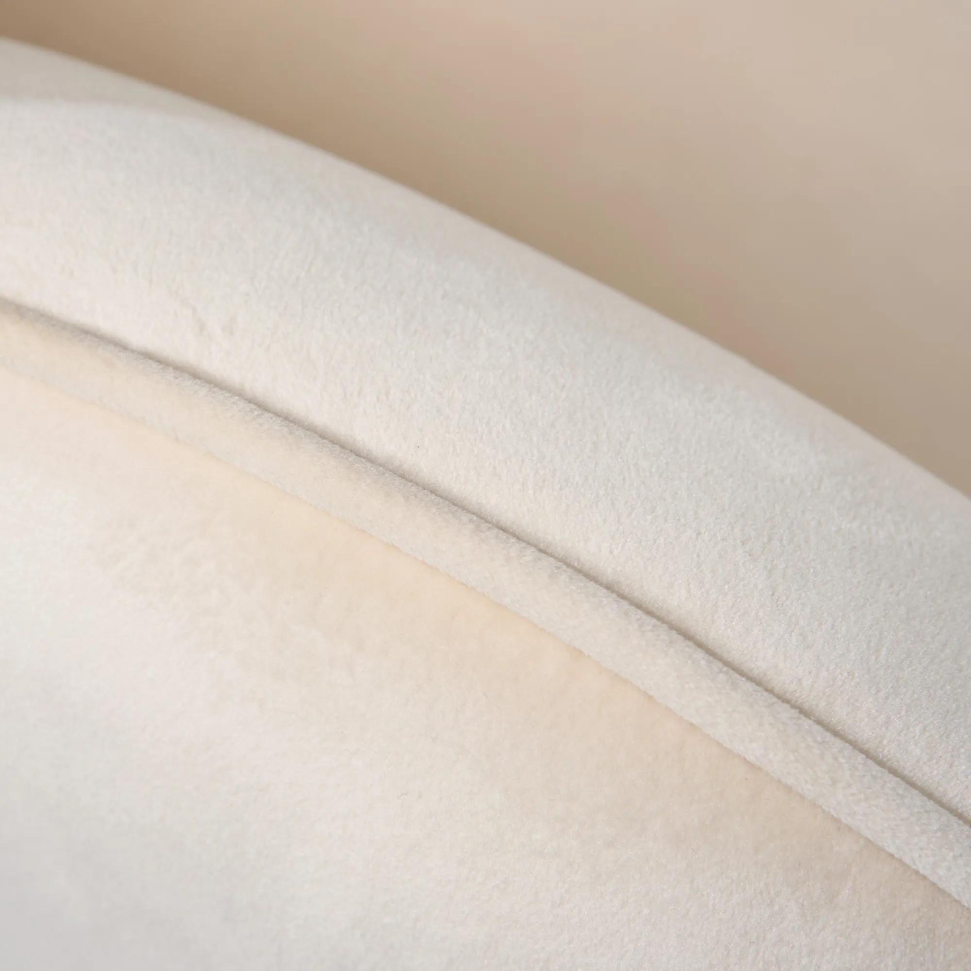 Ceres Velvet Accent Chair - Ivory