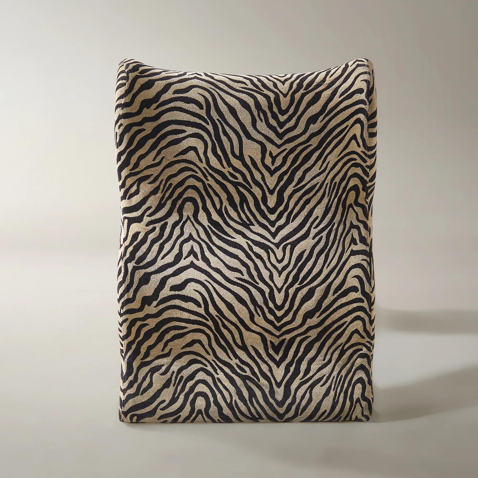 Romy Performance Chenille Accent Chair - Zebra 