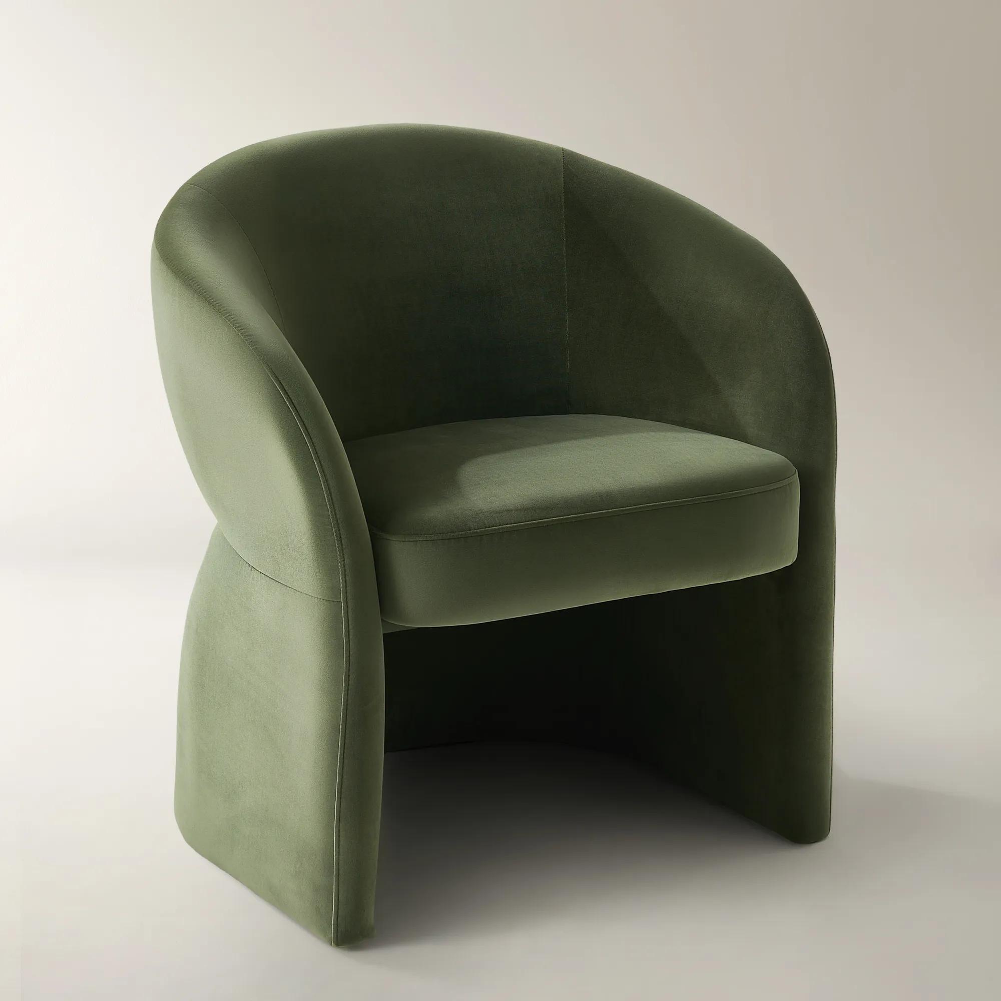 Sierra Velvet Chair - Jade Green