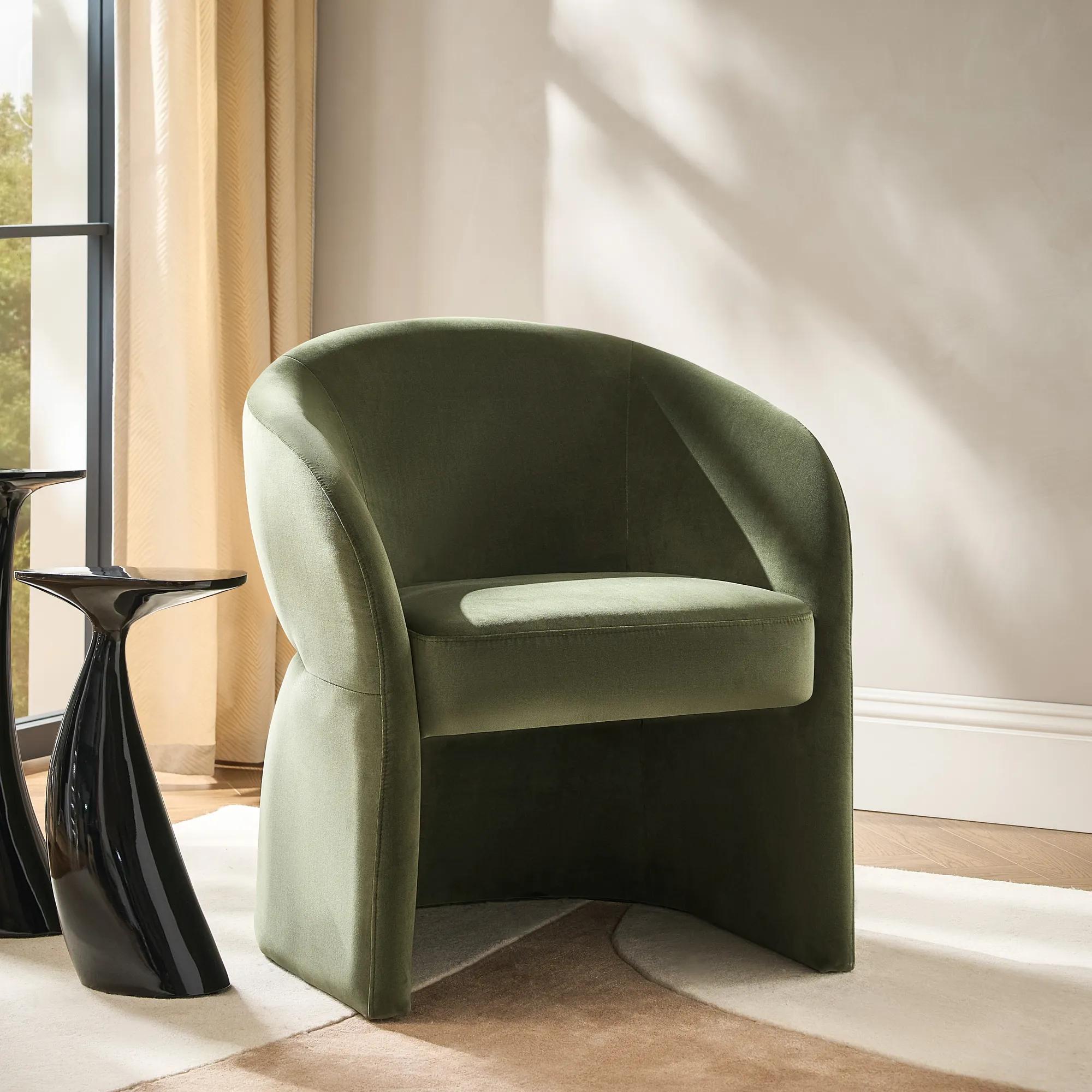 Sierra Velvet Chair - Jade Green