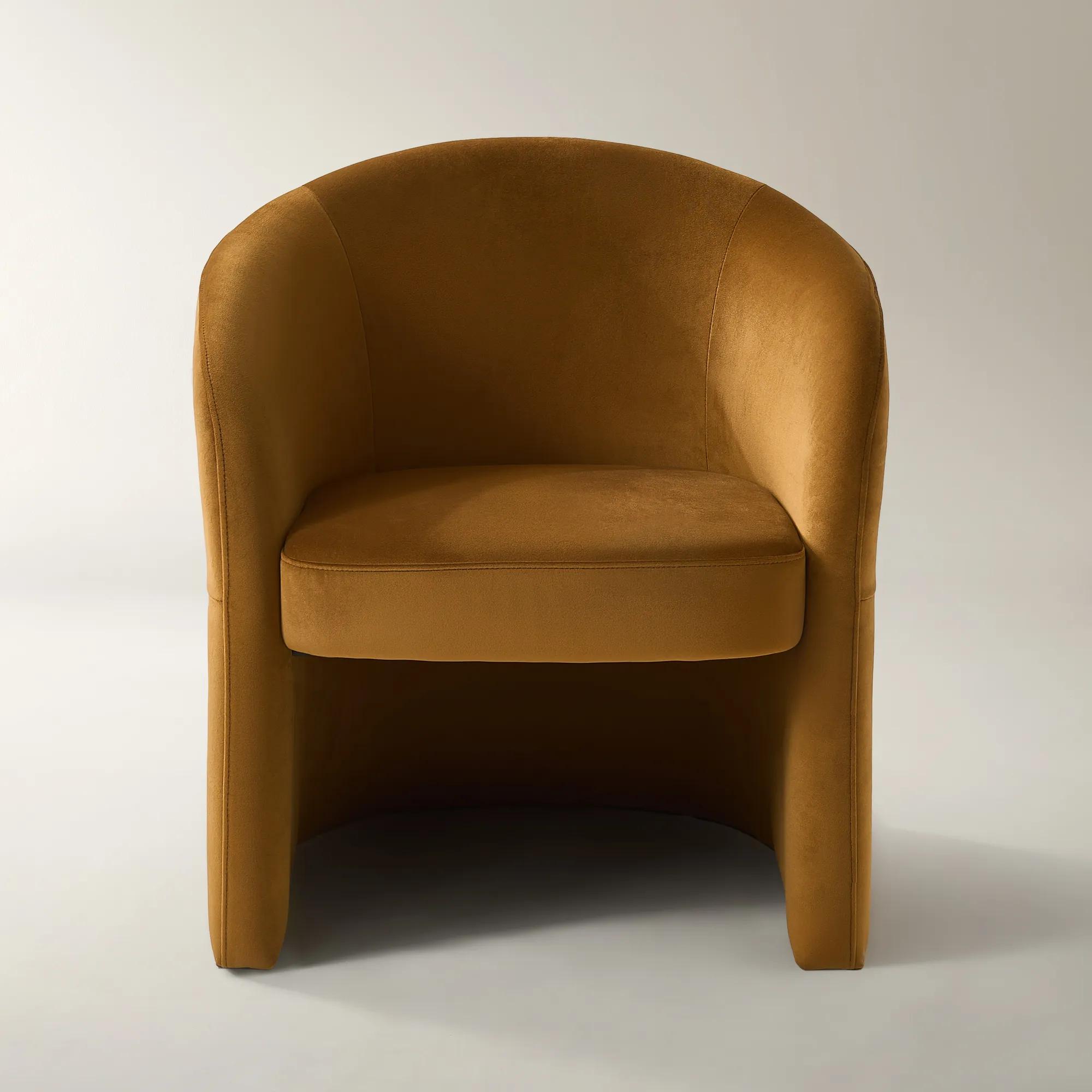 Sierra Velvet Chair - Roasted Pecan