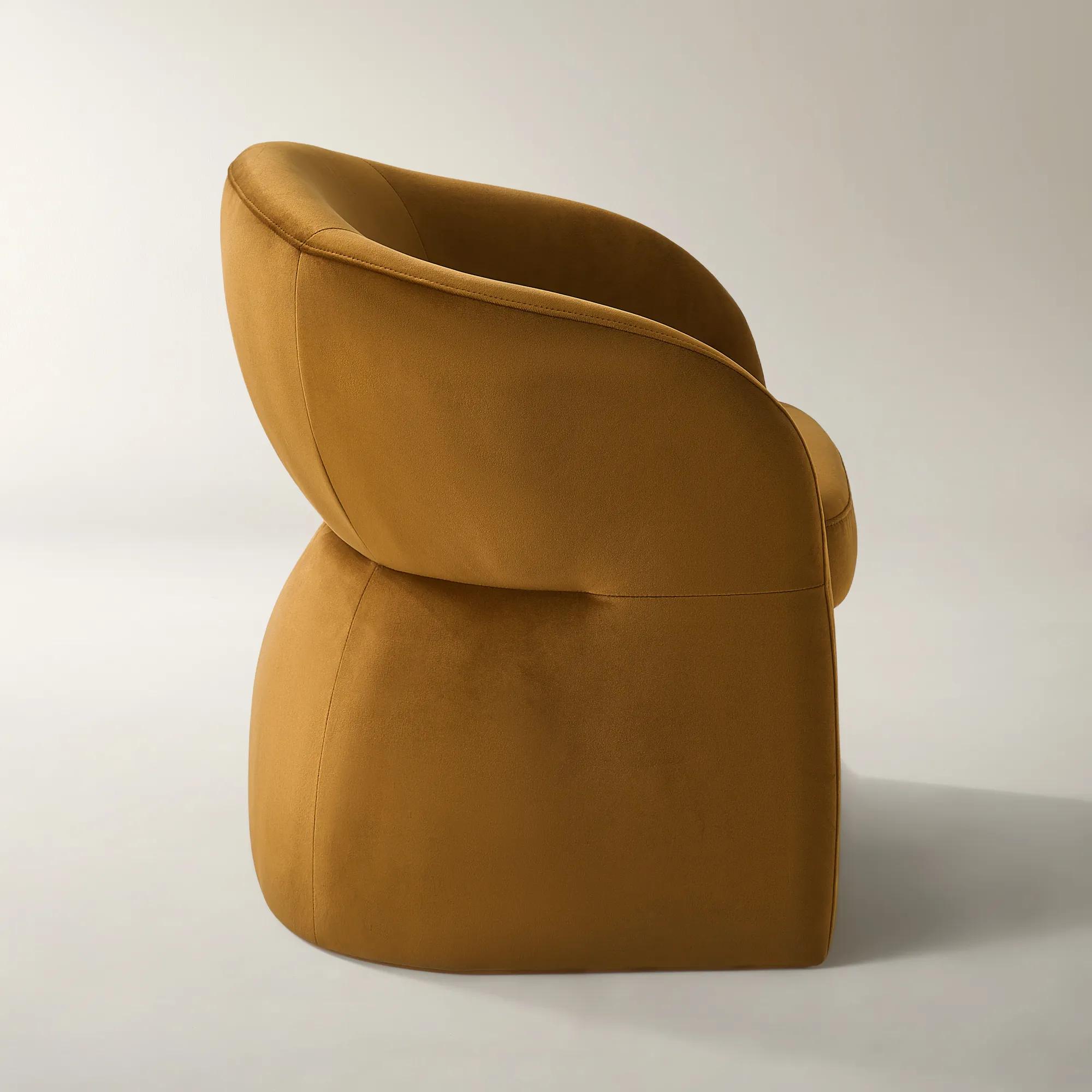 Sierra Velvet Chair - Roasted Pecan