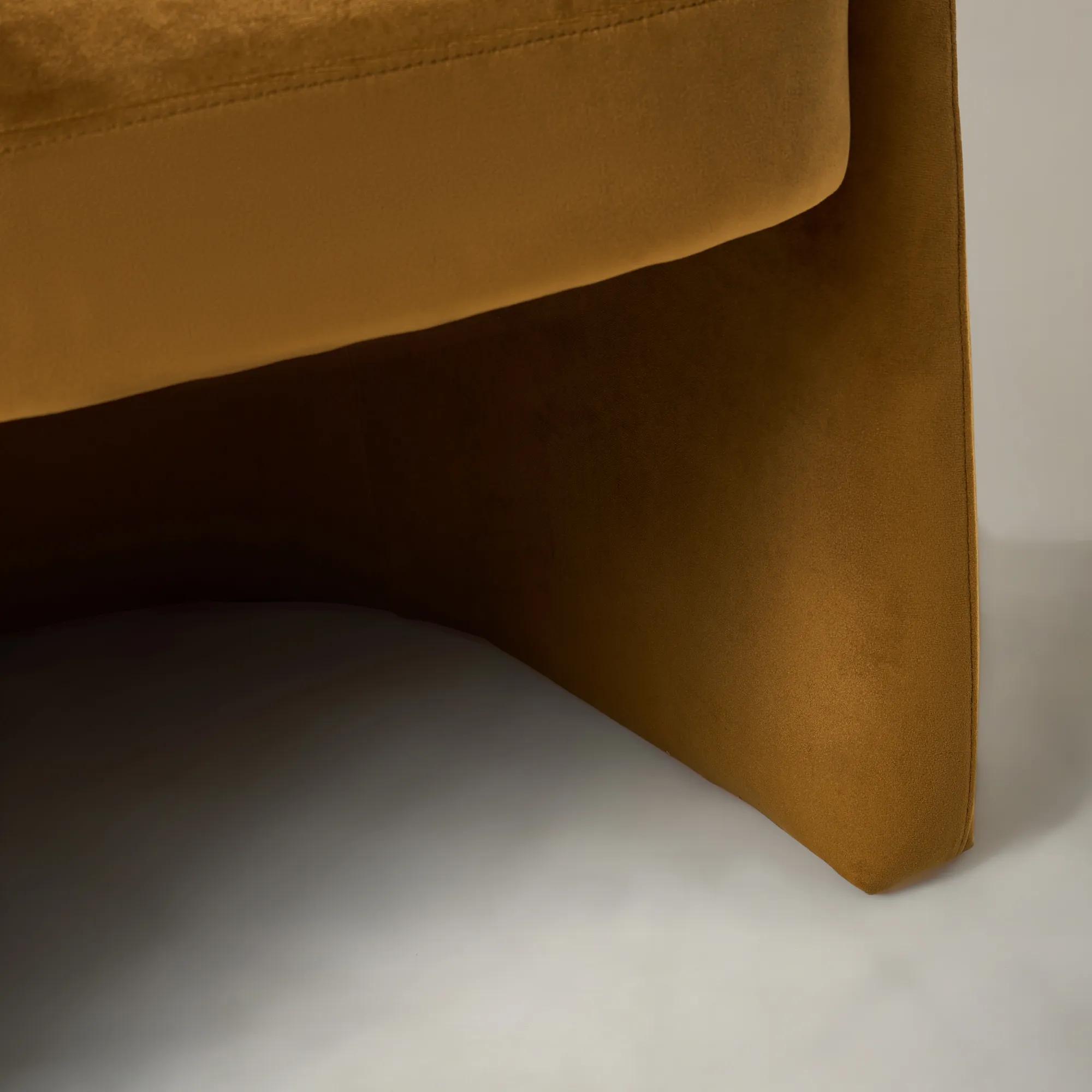 Sierra Velvet Chair - Roasted Pecan