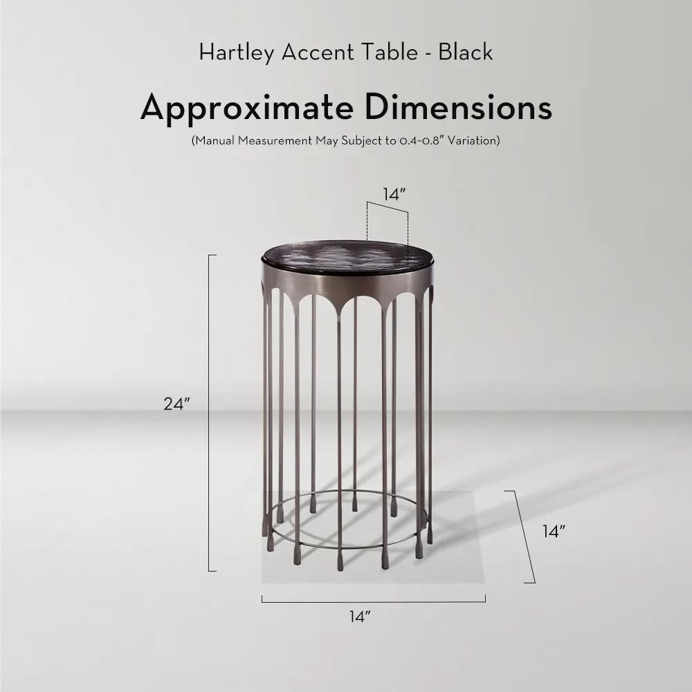 Hartley Accent Table - Black