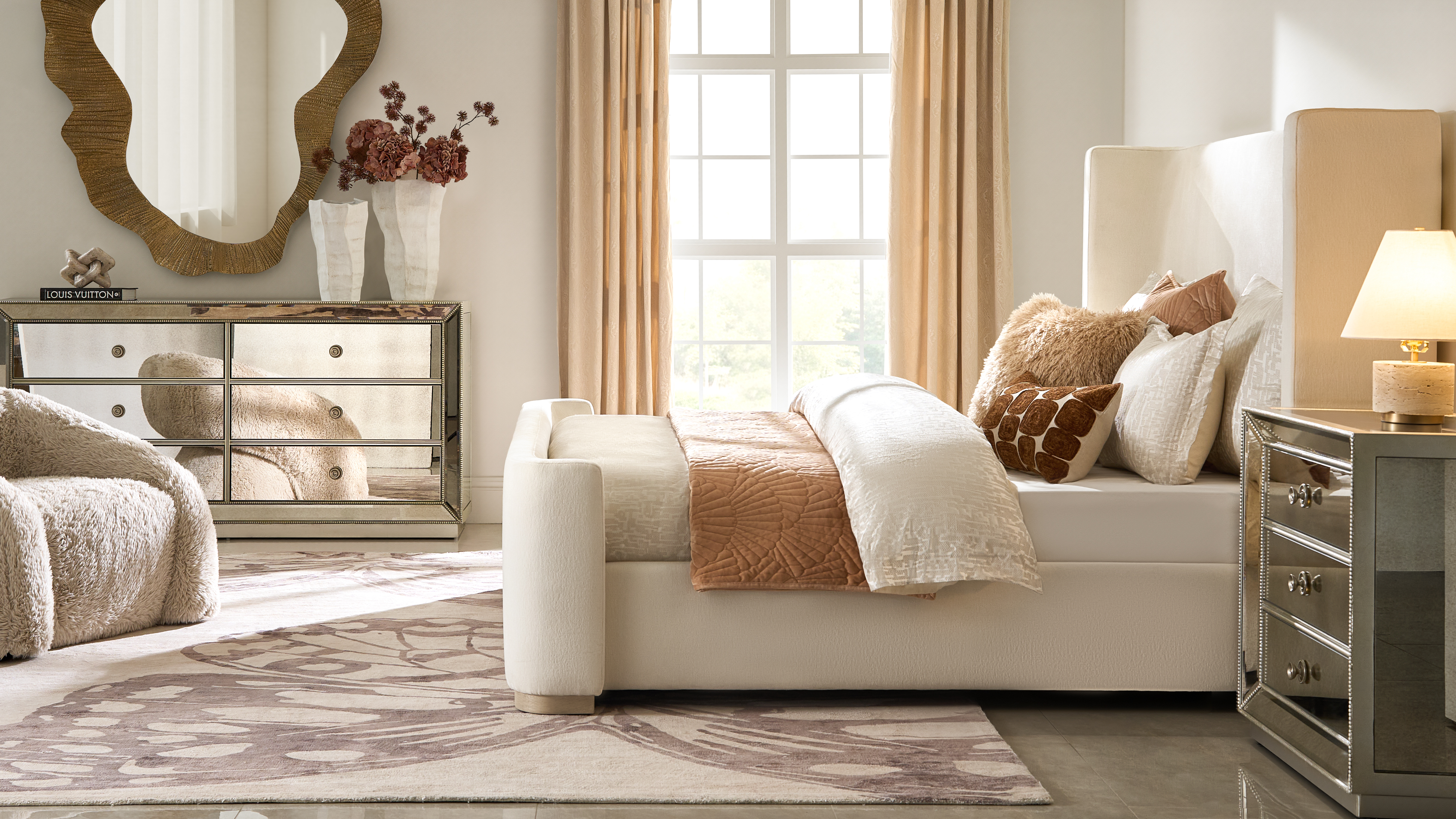 Omni Mirrored 6 Drawer Chest