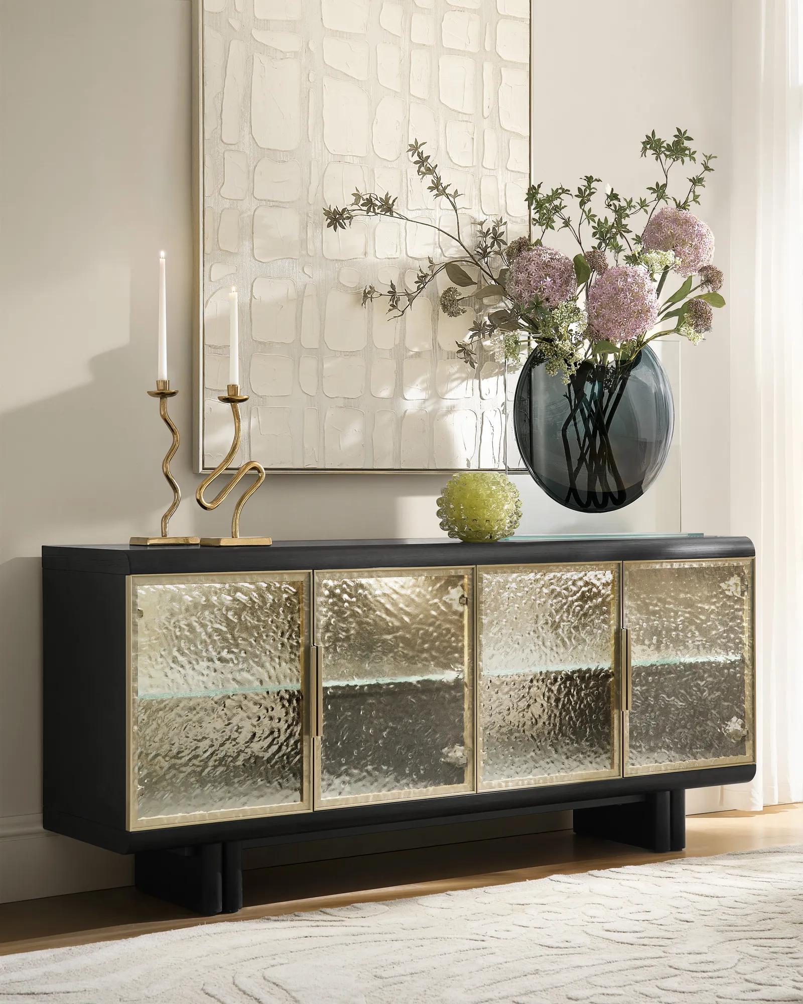 Citron Ice Glass Vase