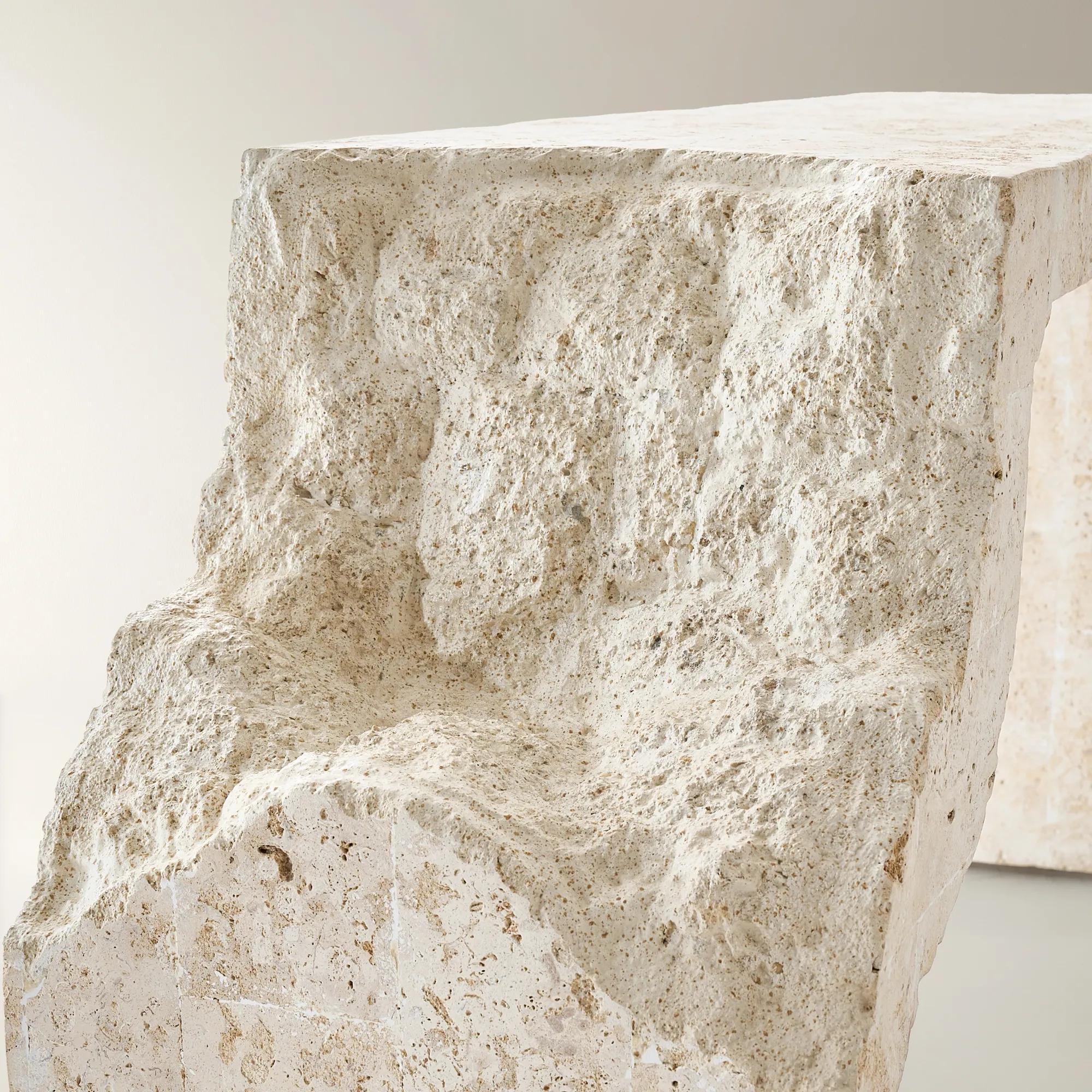 Cairo Mactan Stone Console Table ( 63")