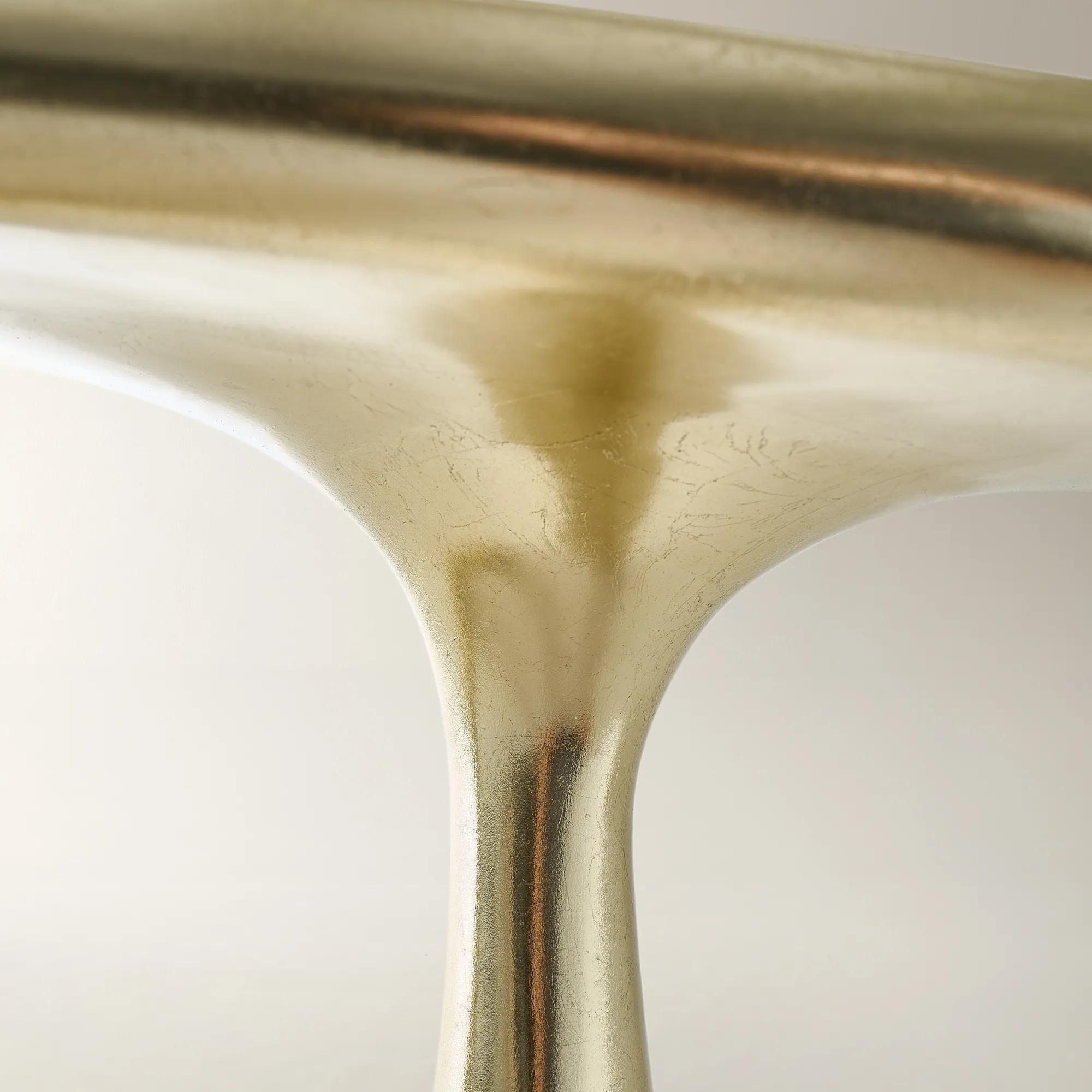 Thalia Console Table (52.4") - Gold Leaf