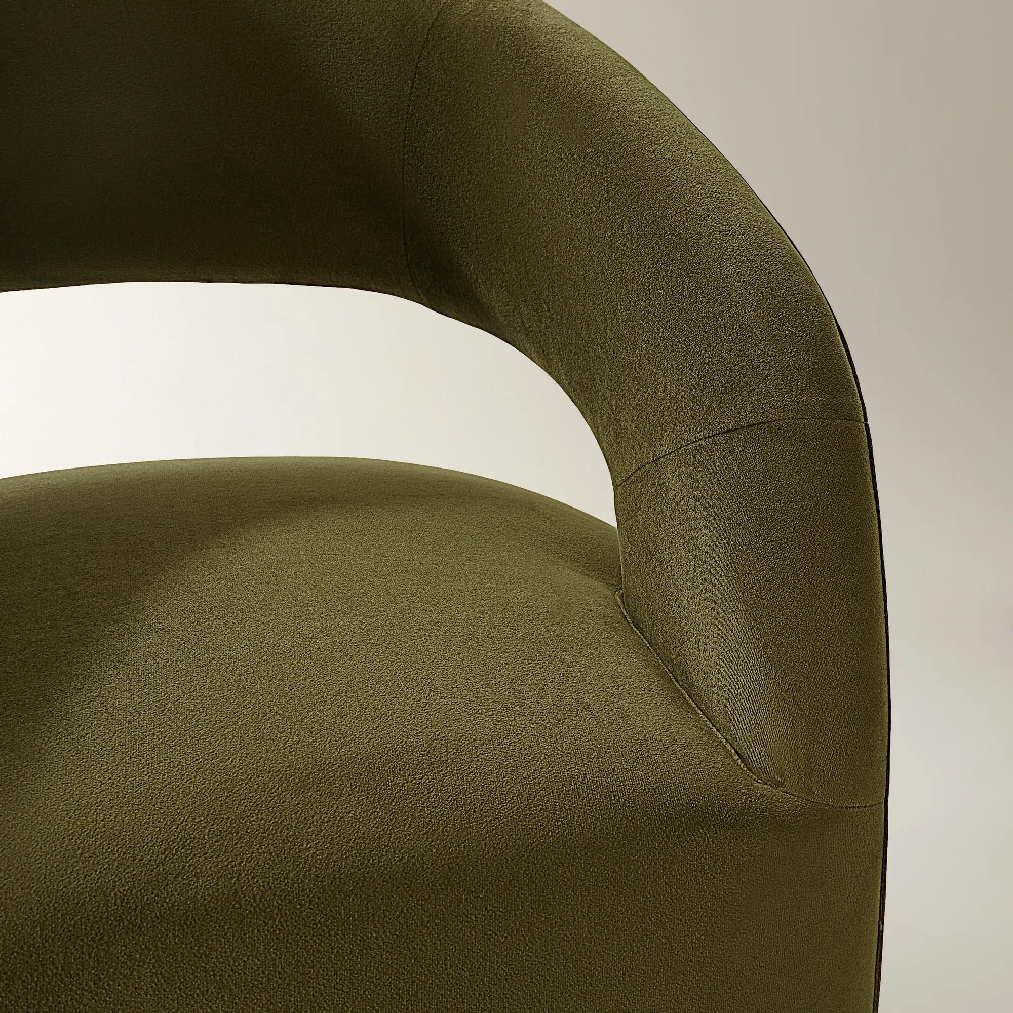 Harrison Deep Olive Velvet Dining Chair