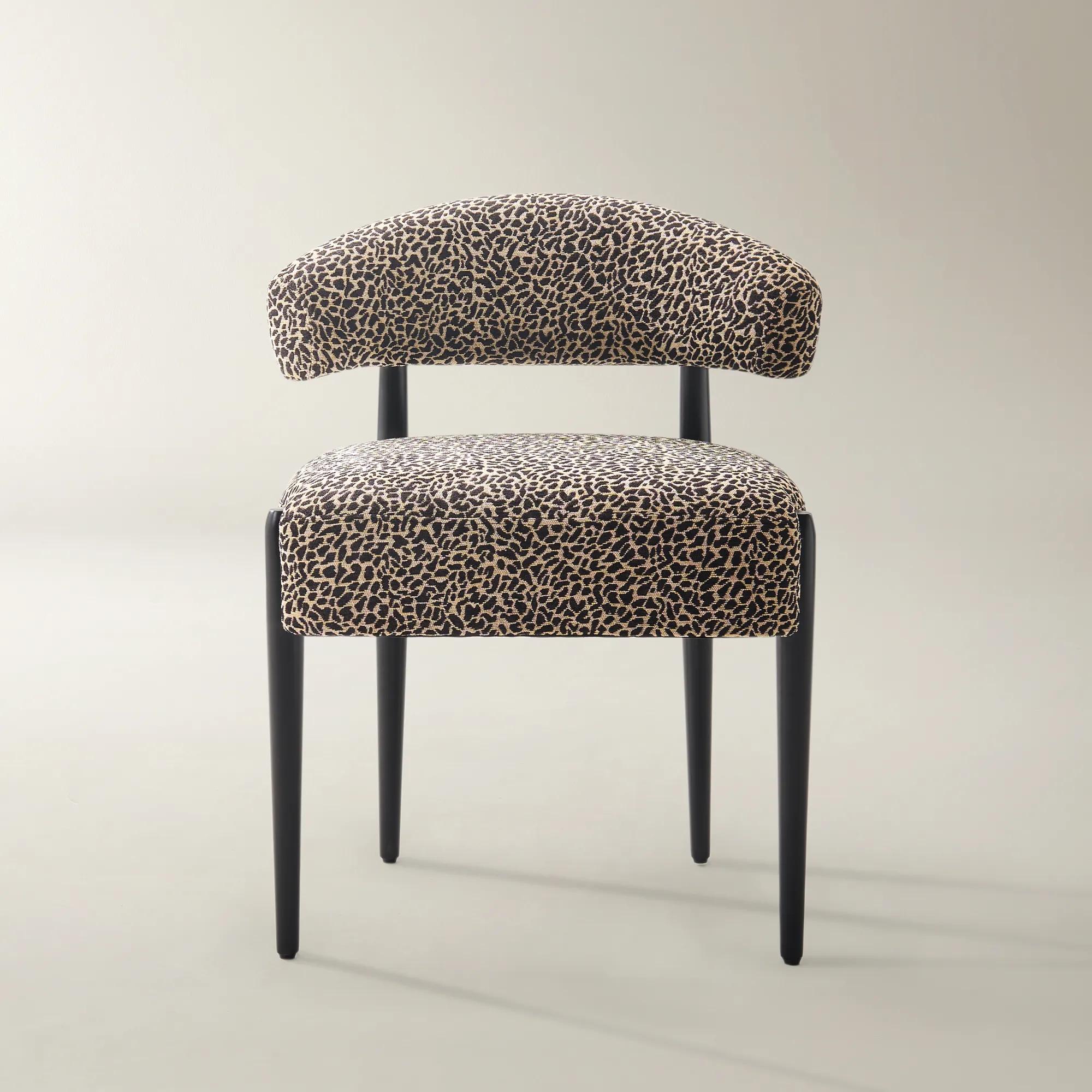 Anna Dining Chair - Leopard - Set of 2