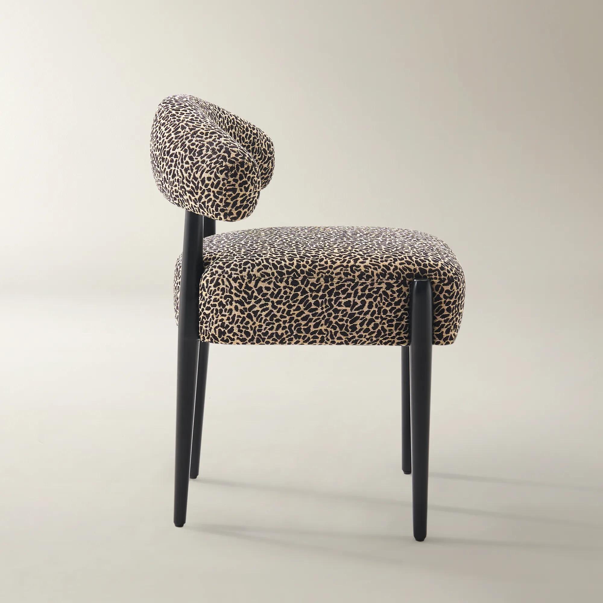 Anna Dining Chair - Leopard - Set of 2
