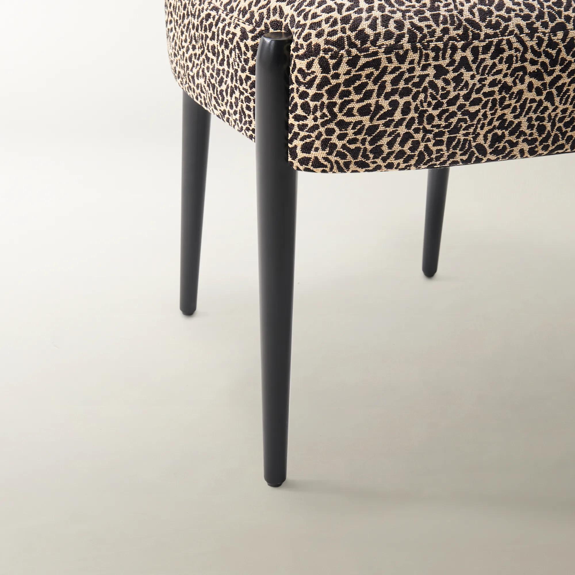 Anna Dining Chair - Leopard - Set of 2