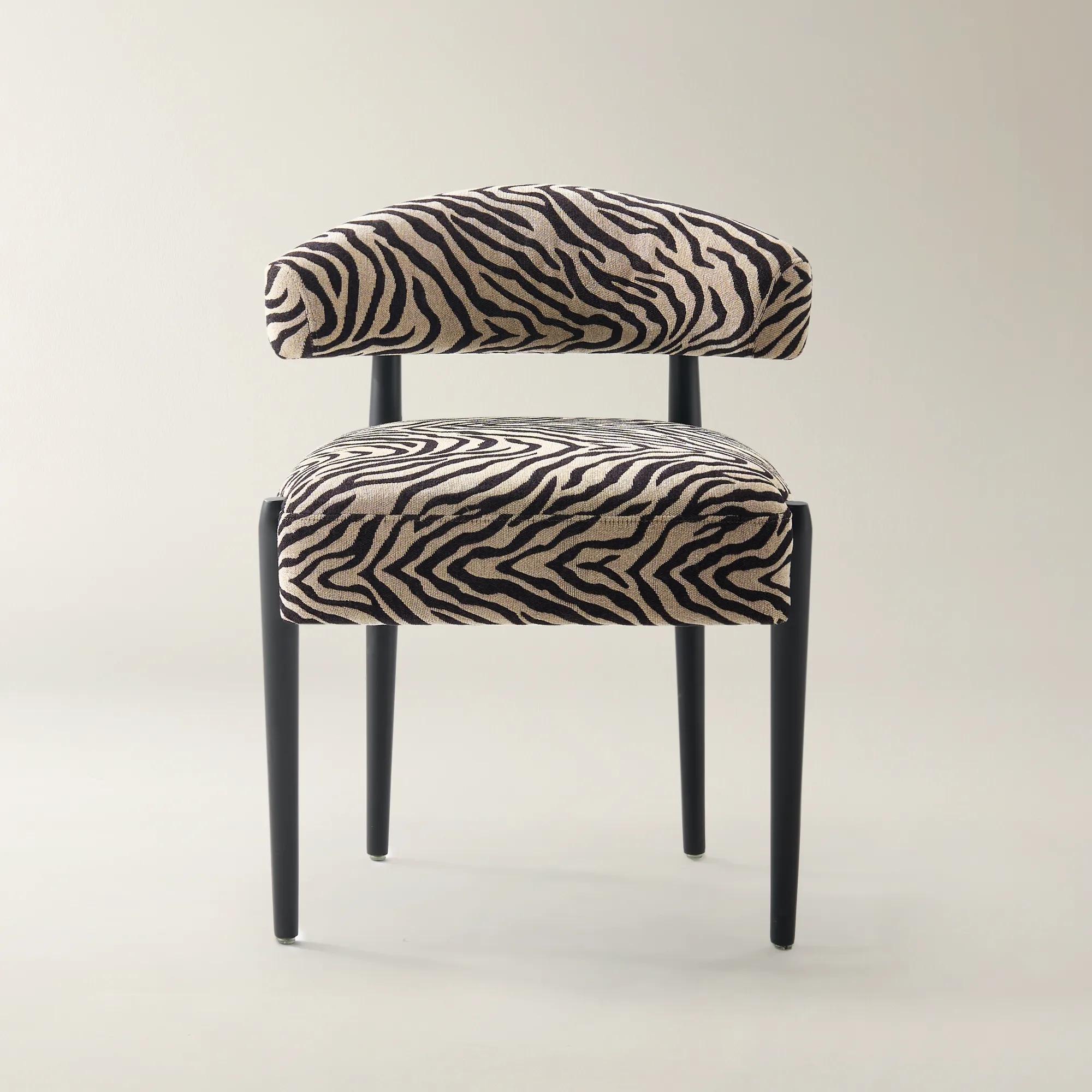 Anna Dining Chair Zebra Set of