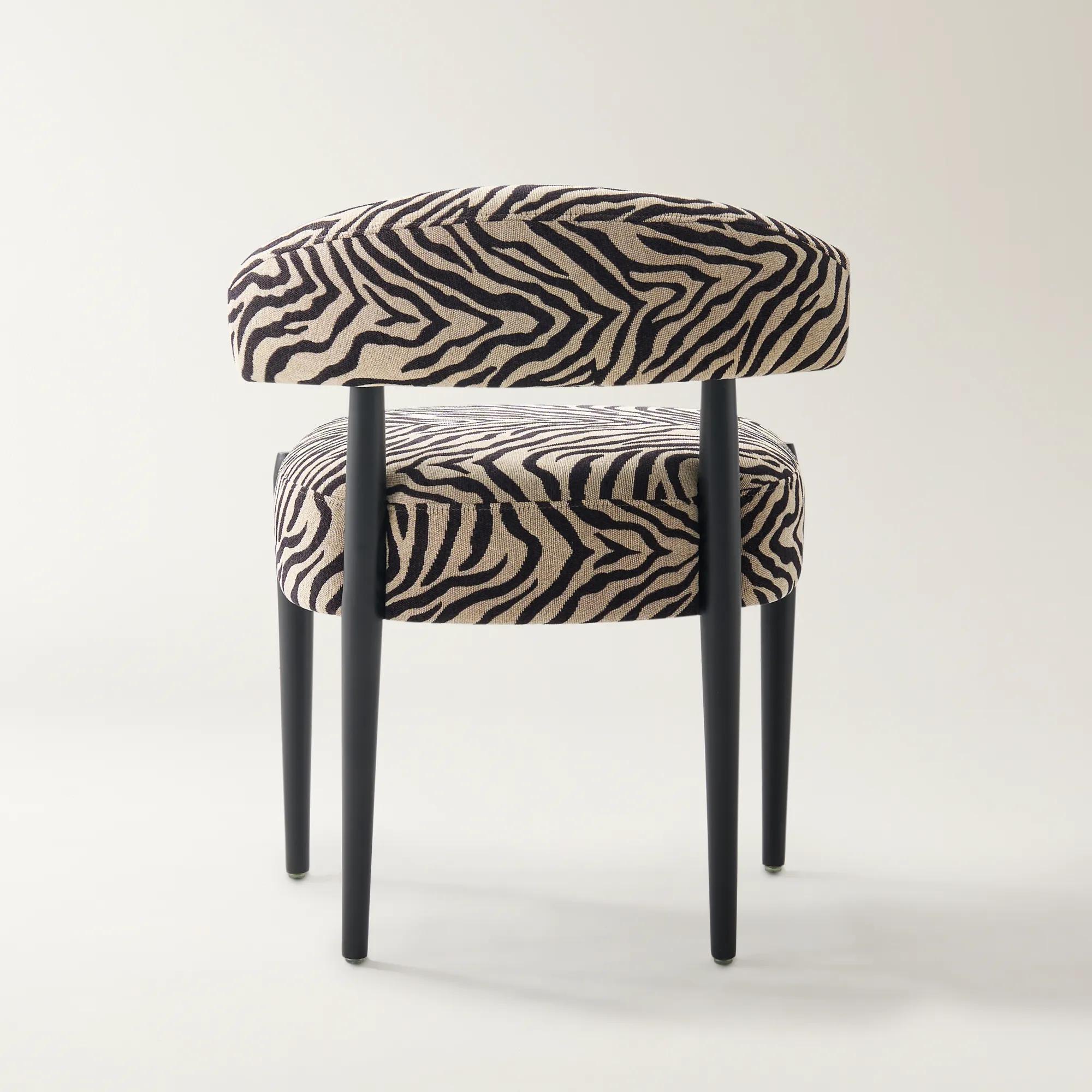 Anna Dining Chair - Zebra - Set of 2