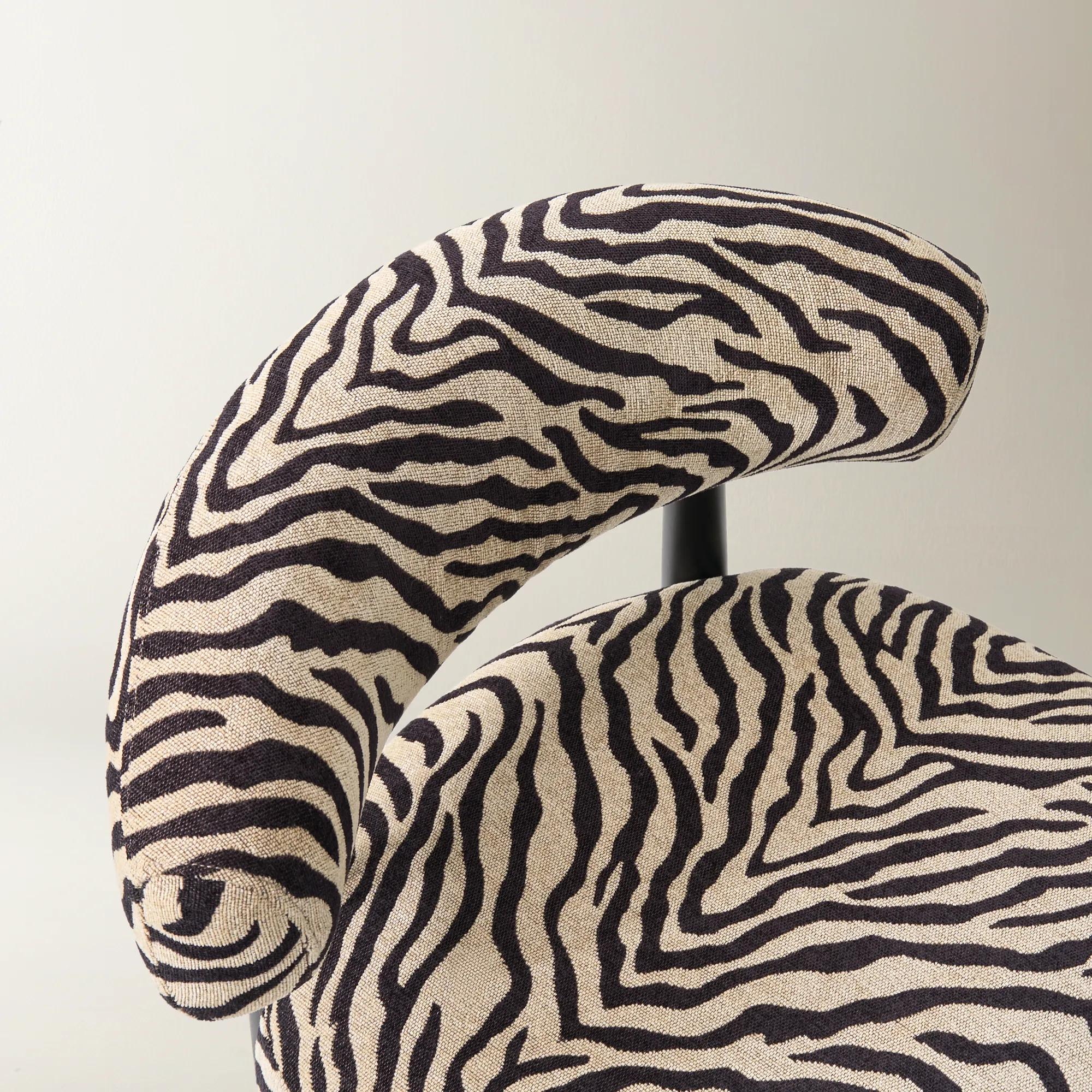 Anna Dining Chair - Zebra - Set of 2