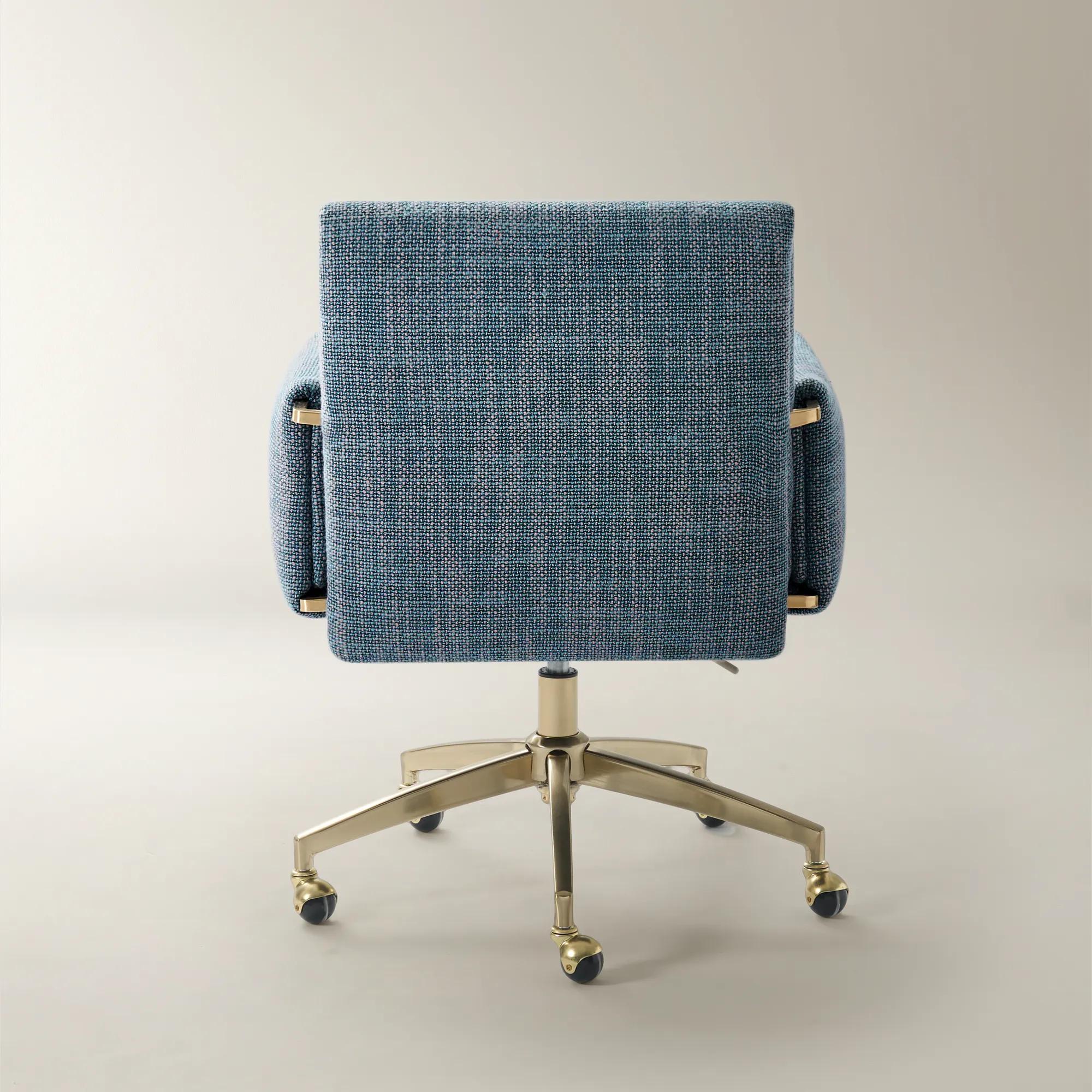 Lucia Desk Chair - Peacock