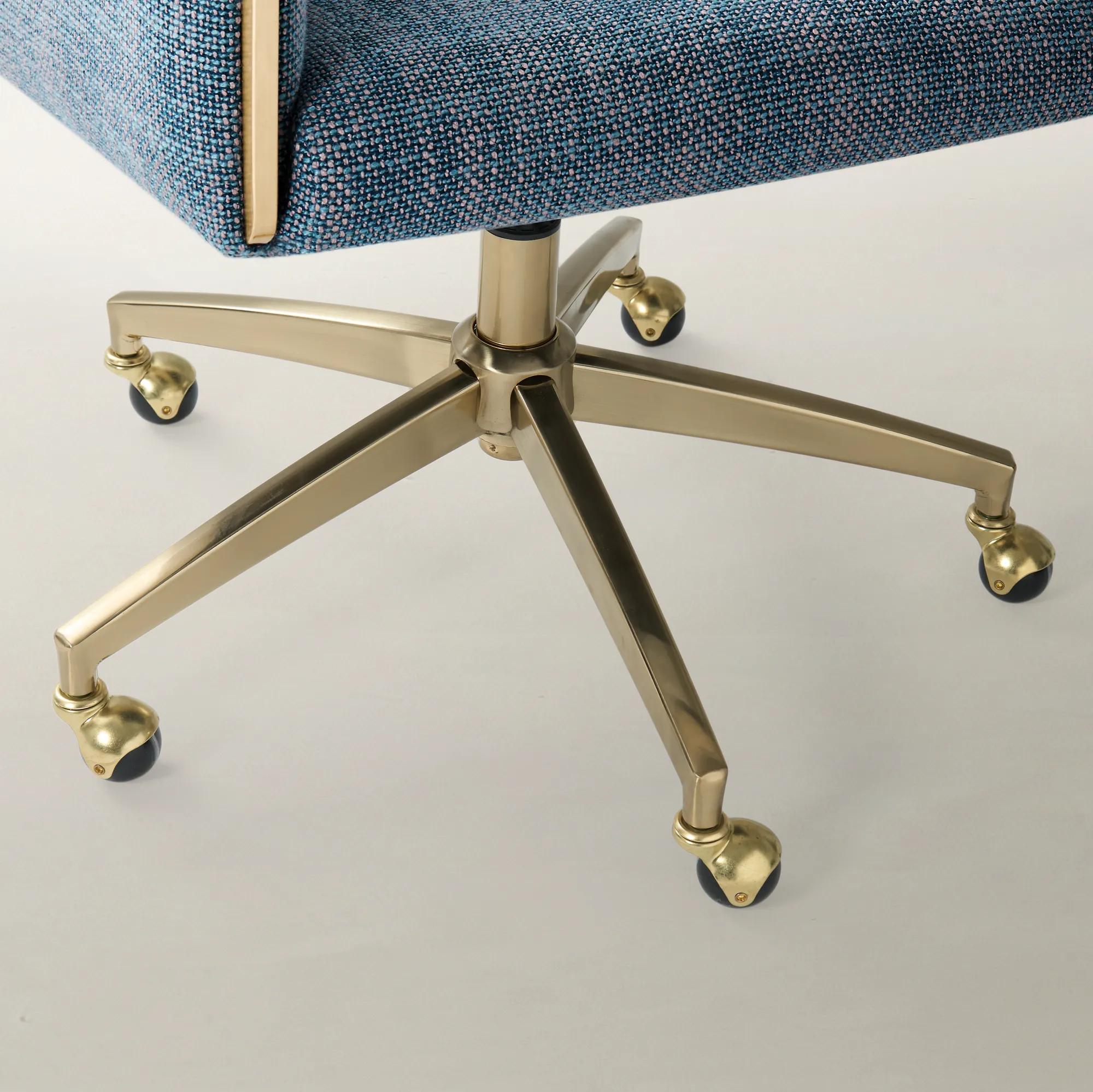 Lucia Desk Chair - Peacock