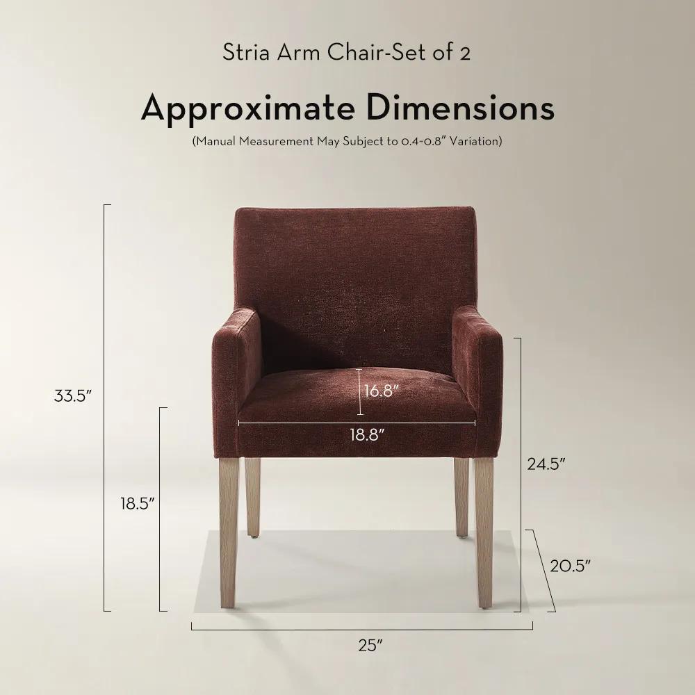Stria Arm Chair - Set of 2