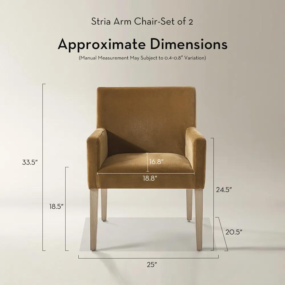 Stria Arm Chair - Set of 2