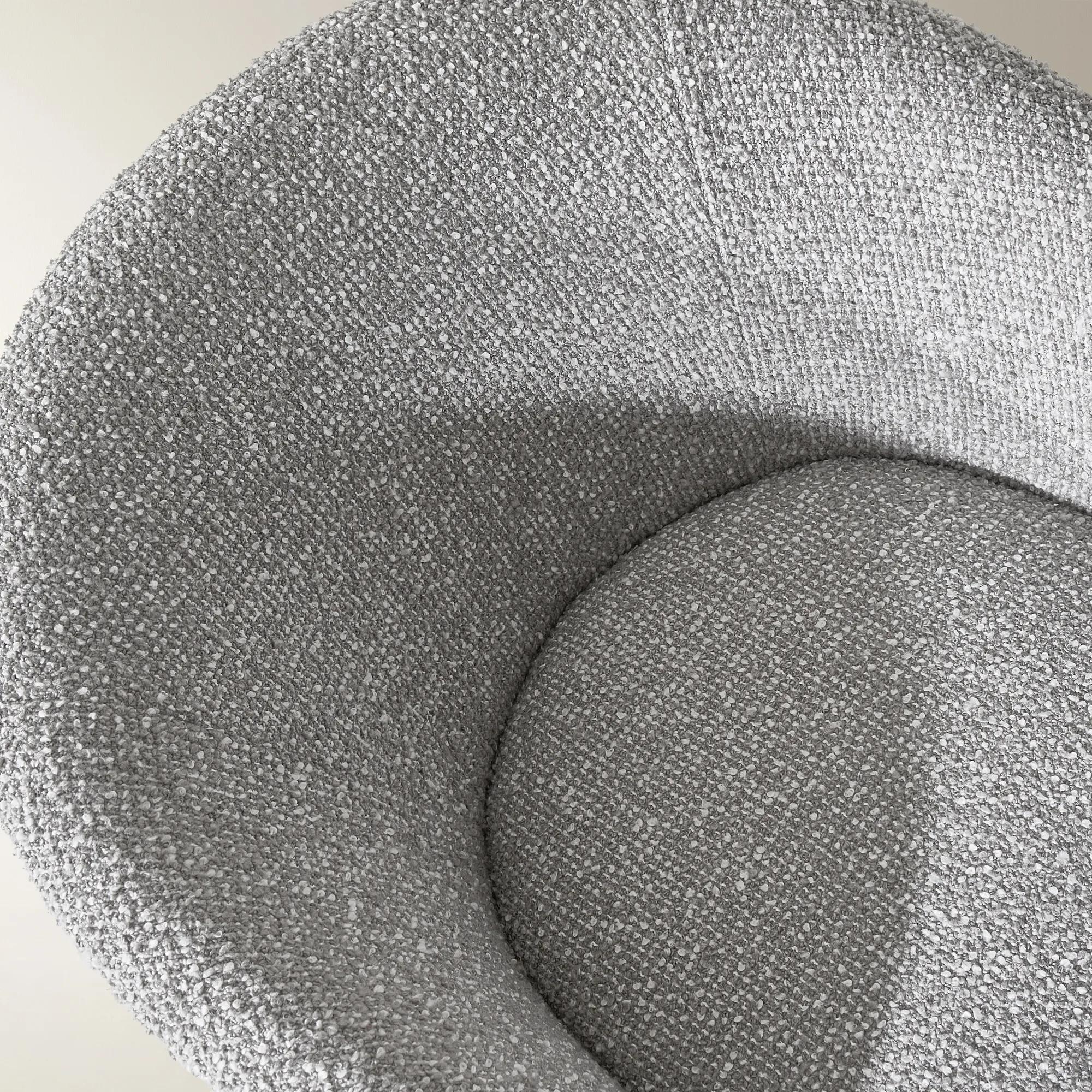 Cairo Rattan Swivel Chair - Grey 