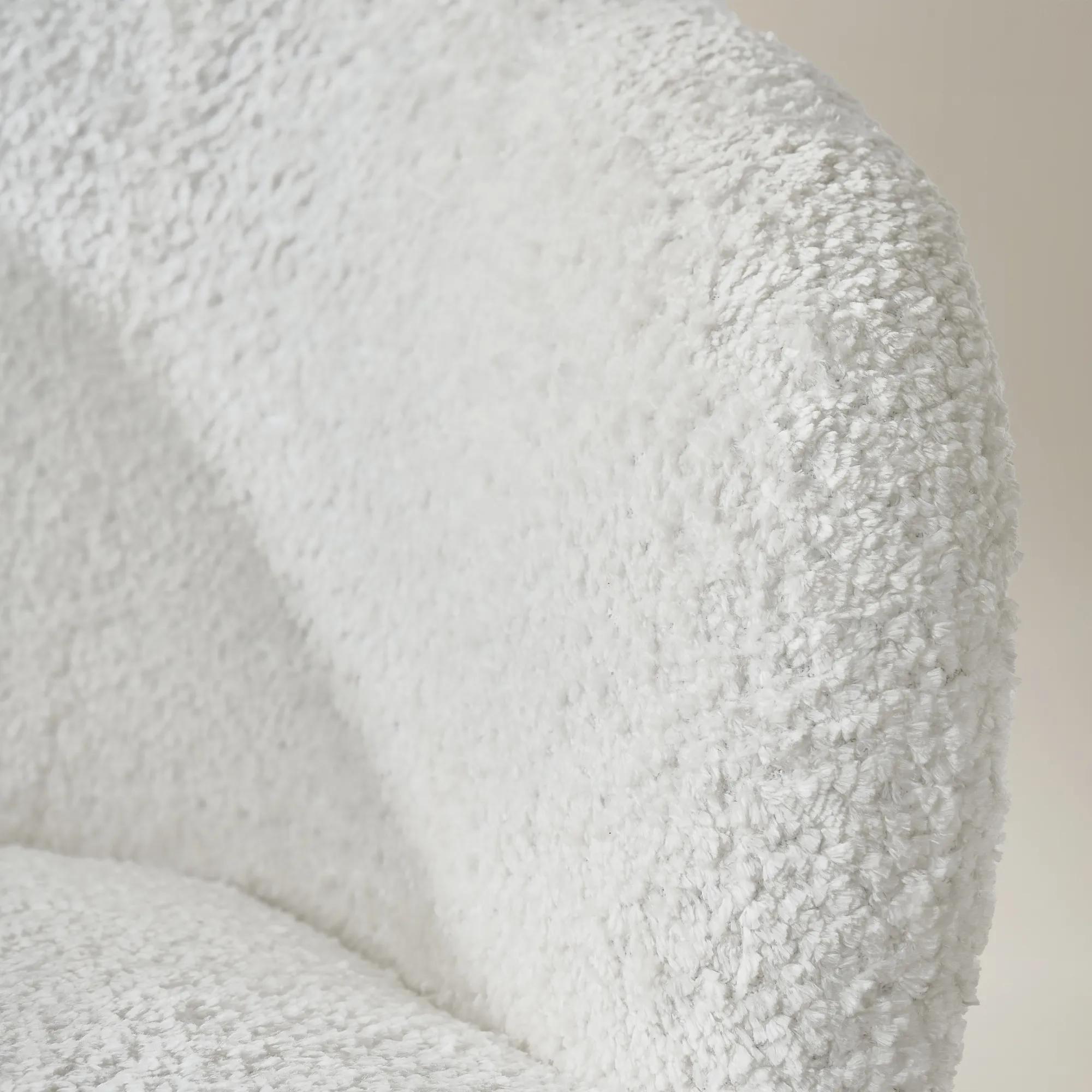 Cairo Rattan Swivel Chair - Ivory