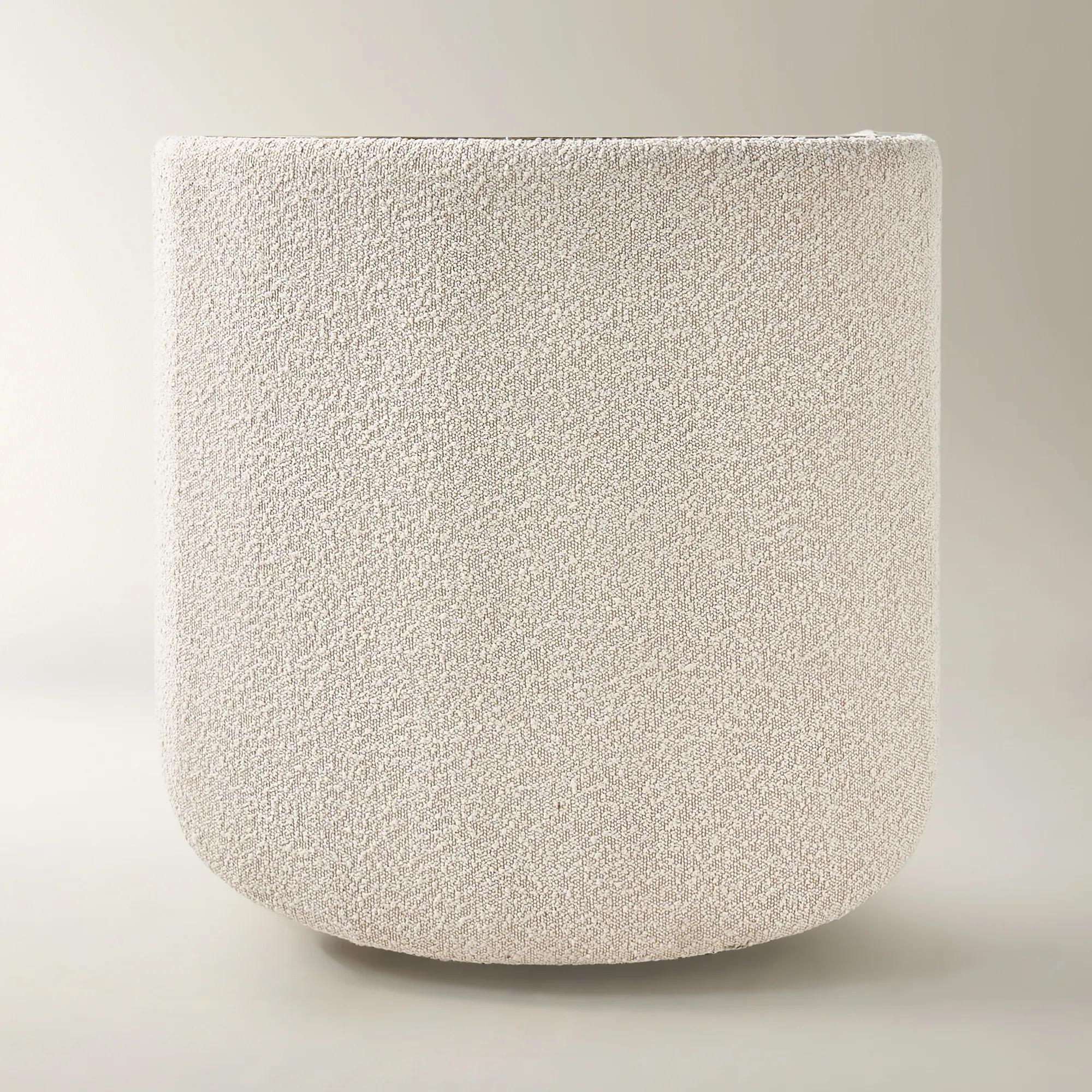 Nova Performance Boucle Swivel Chair - Ivory