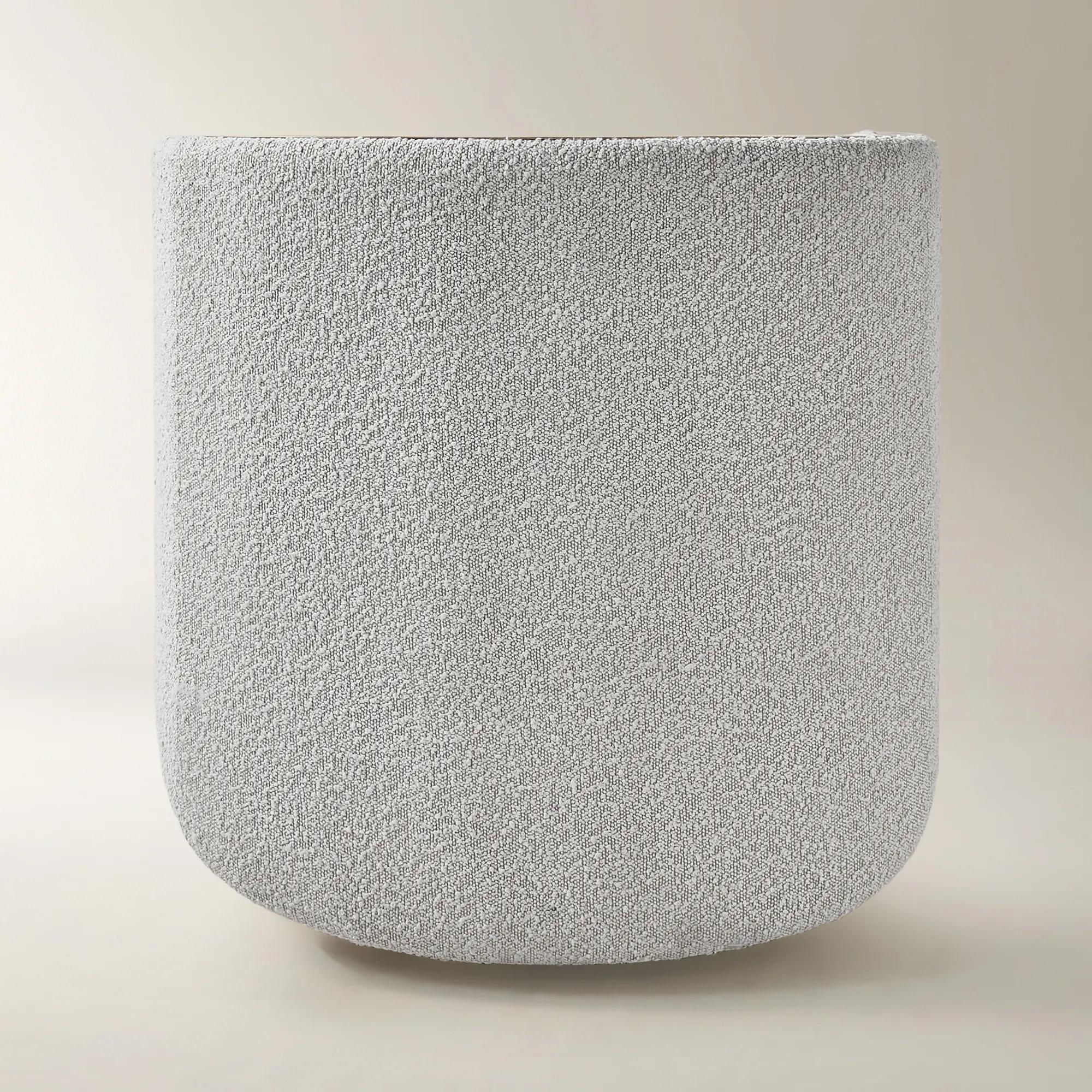 Nova Performance Boucle Swivel Chair - Light Grey