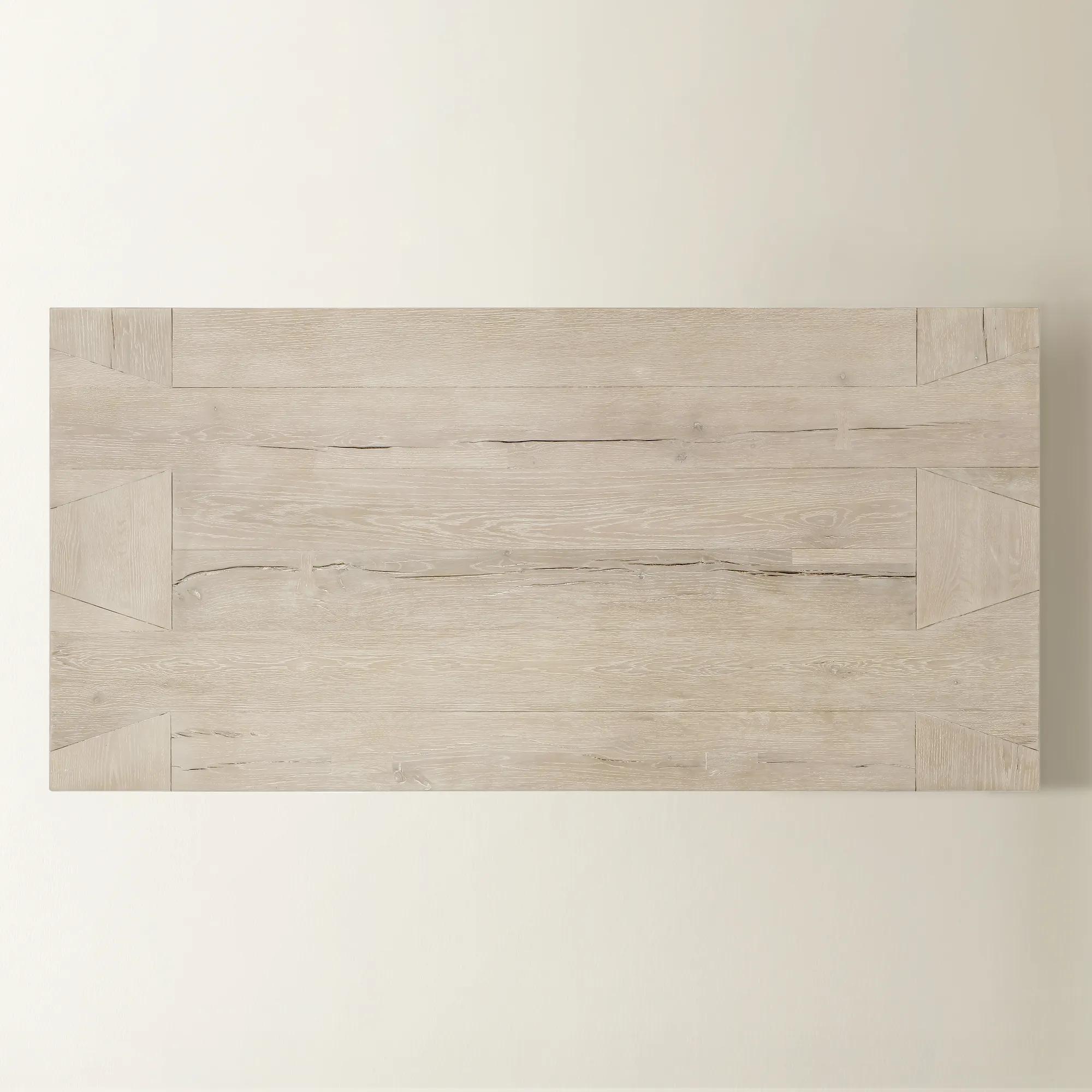 Bristol Reclaimed Oak 60" Coffee Table - Aged Cream