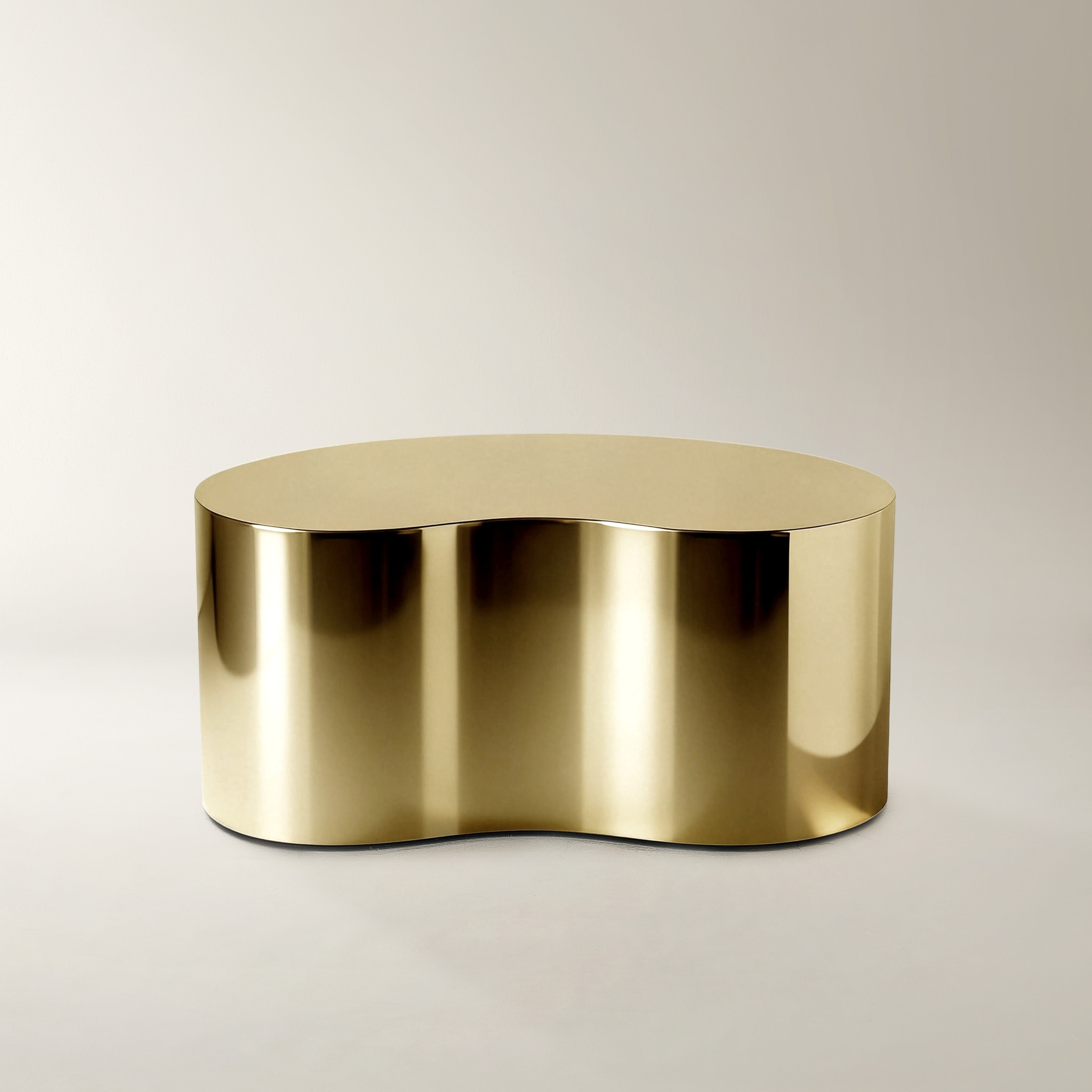 Aurea Coffee Table (37.5") - Soft Gold