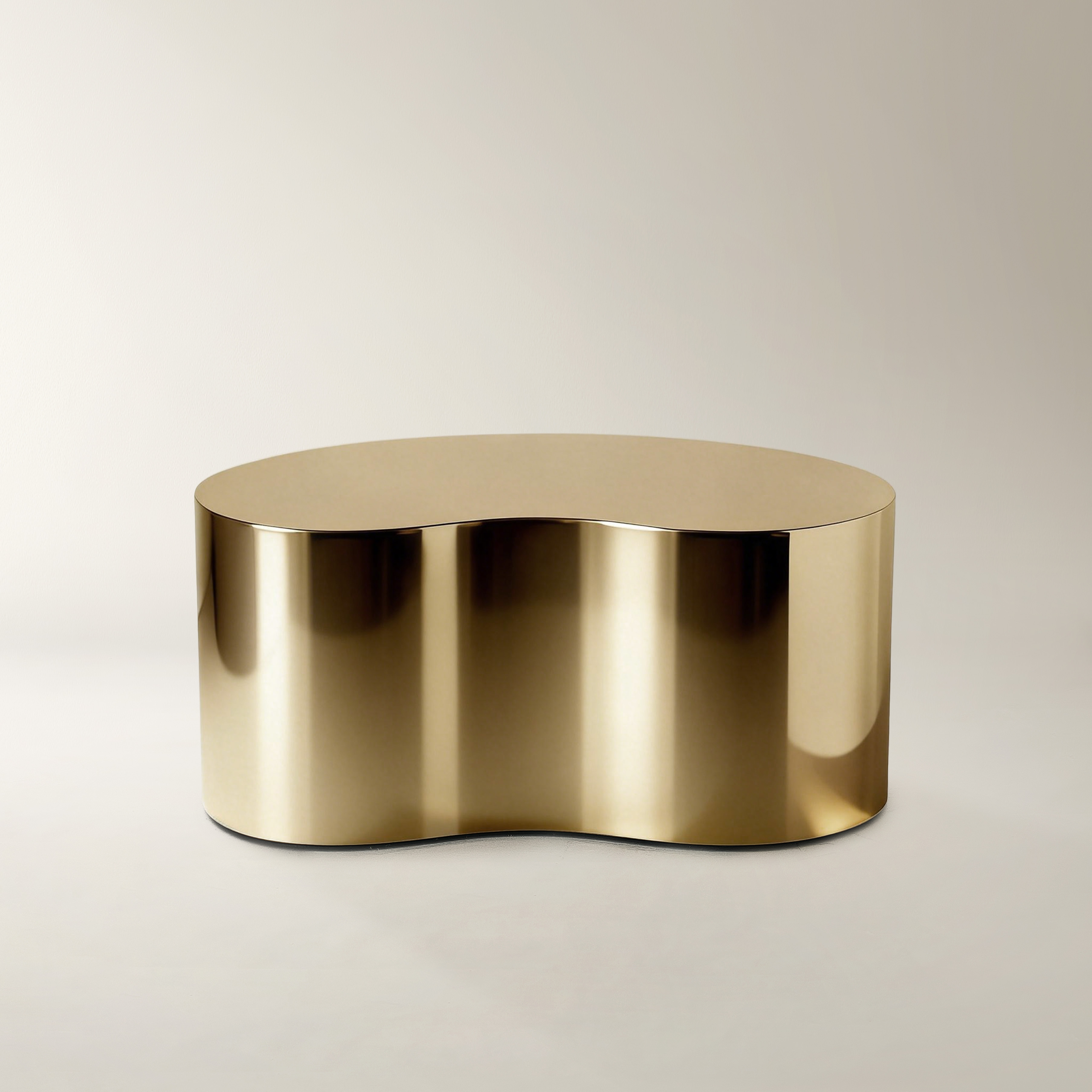 Aurea Coffee Table (37.5") - Soft Gold