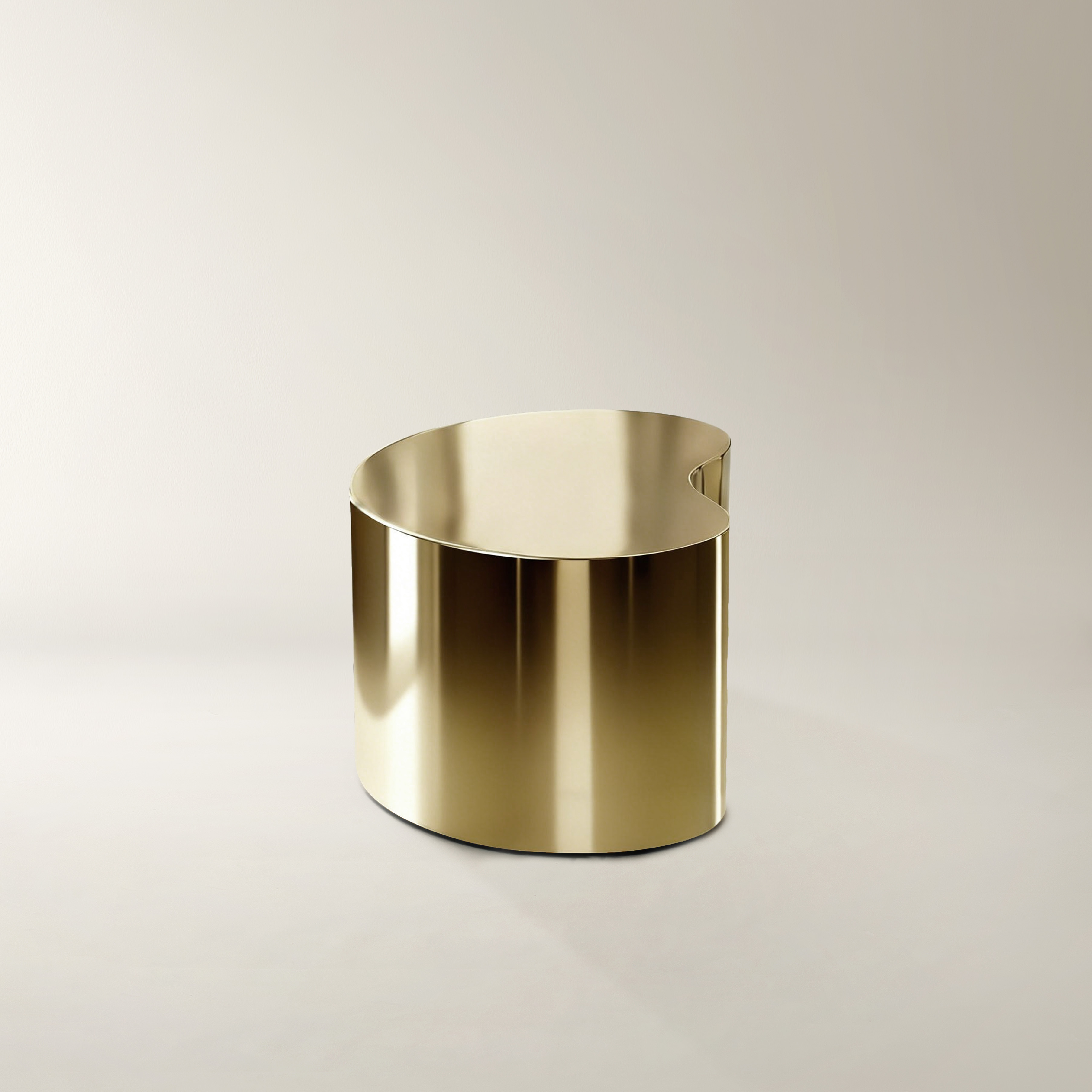 Aurea Coffee Table (37.5") - Soft Gold