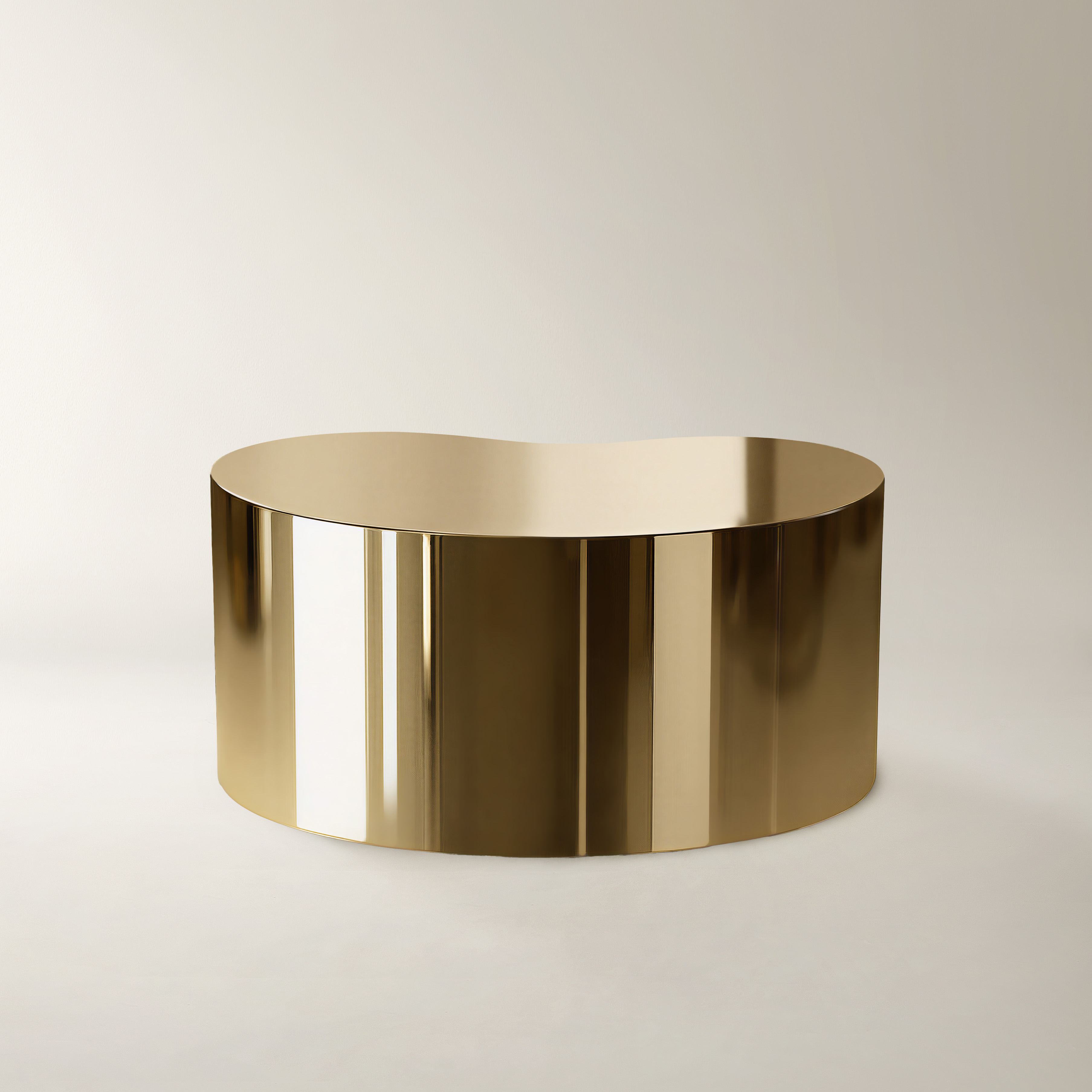 Aurea Coffee Table (37.5") - Soft Gold