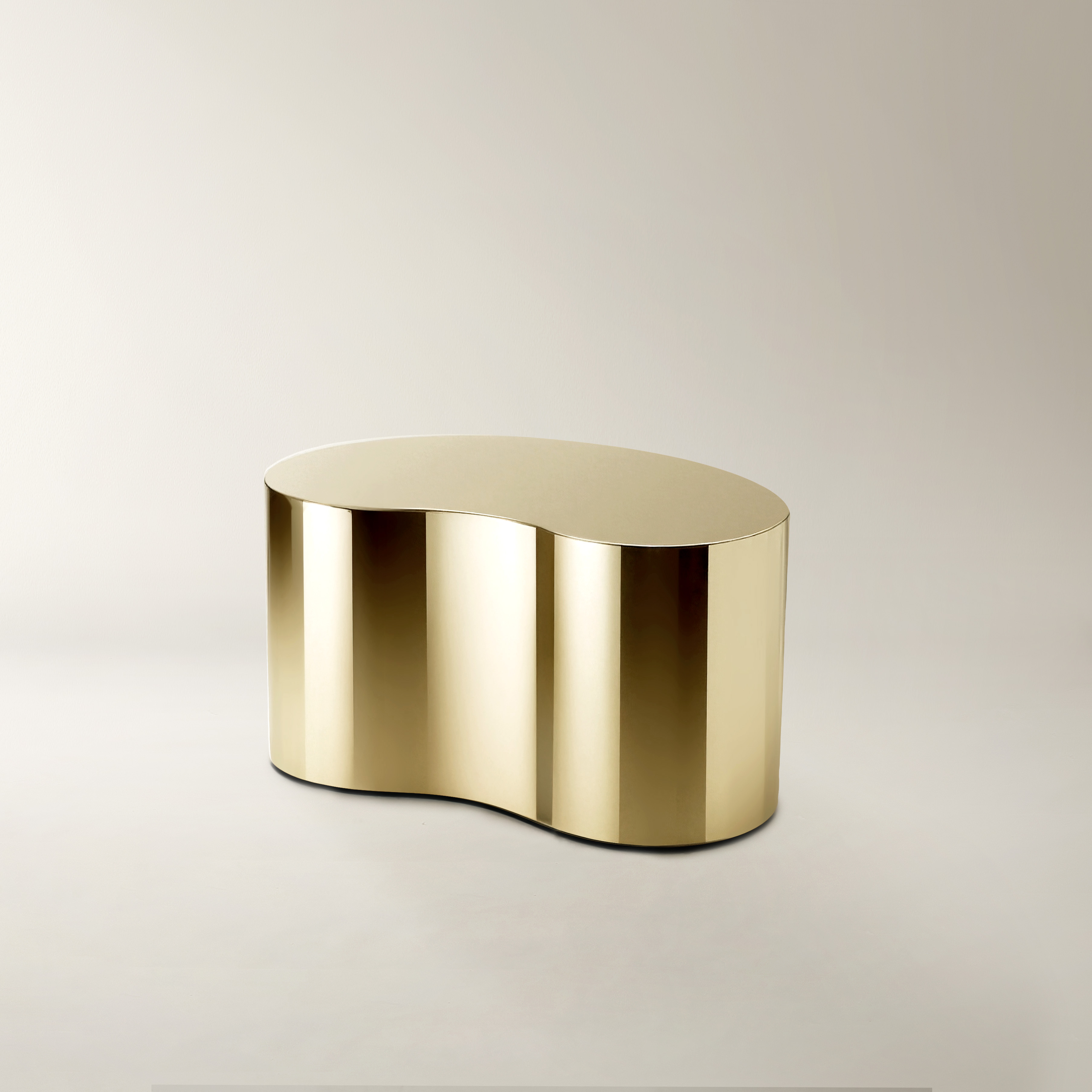 Aurea Coffee Table (32") - Soft Gold