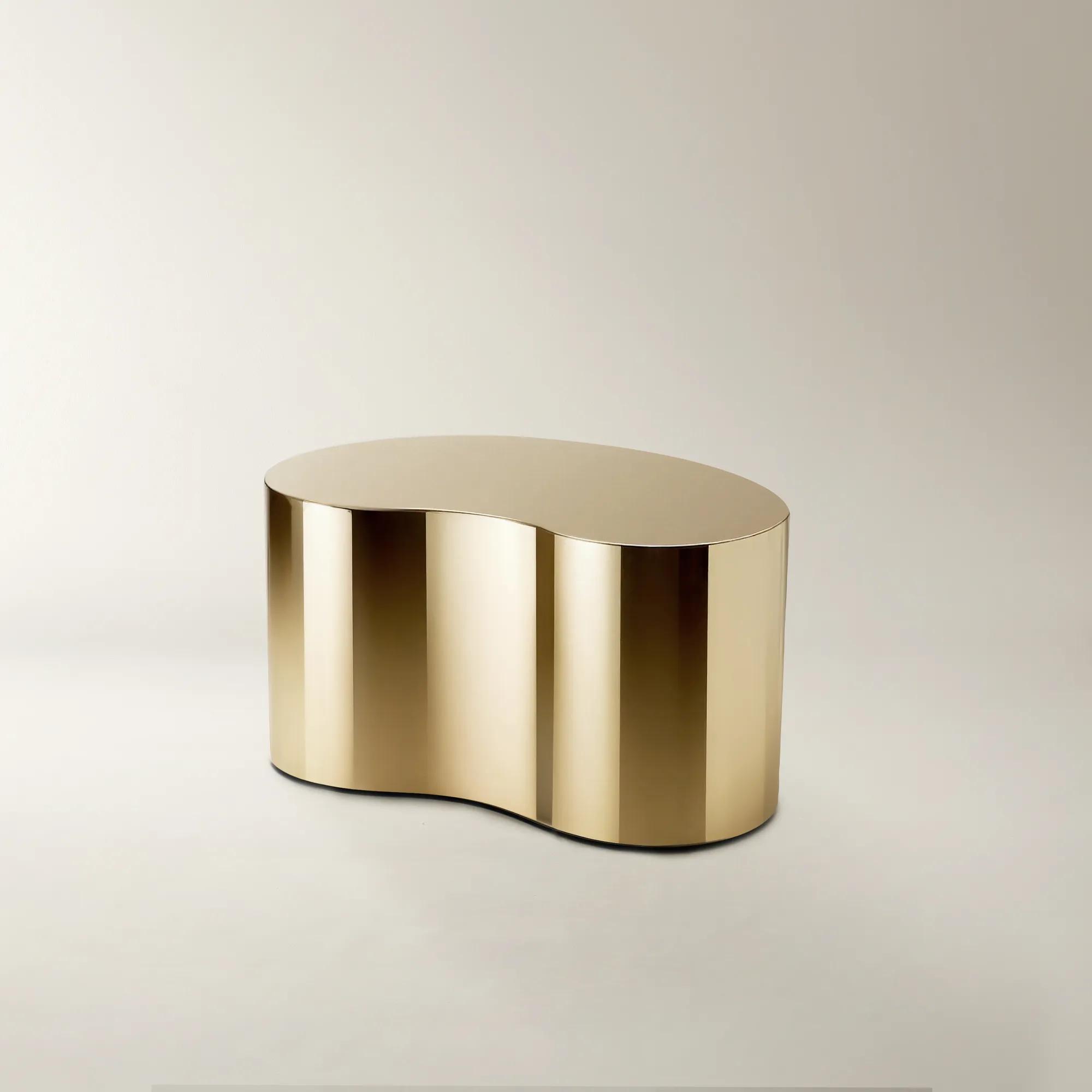 Aurea Coffee Table (32") - Soft Gold