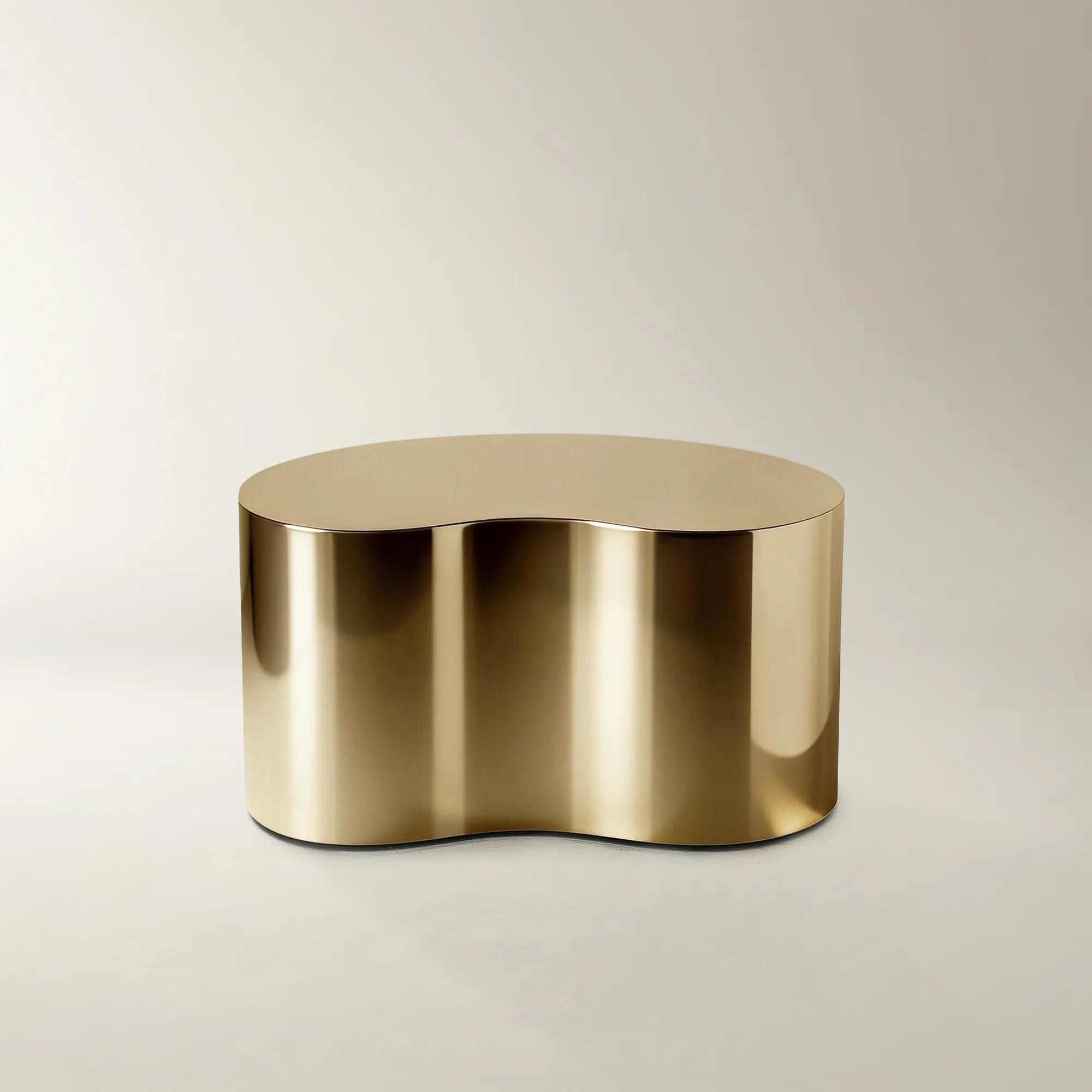 Aurea Coffee Table (32") - Soft Gold