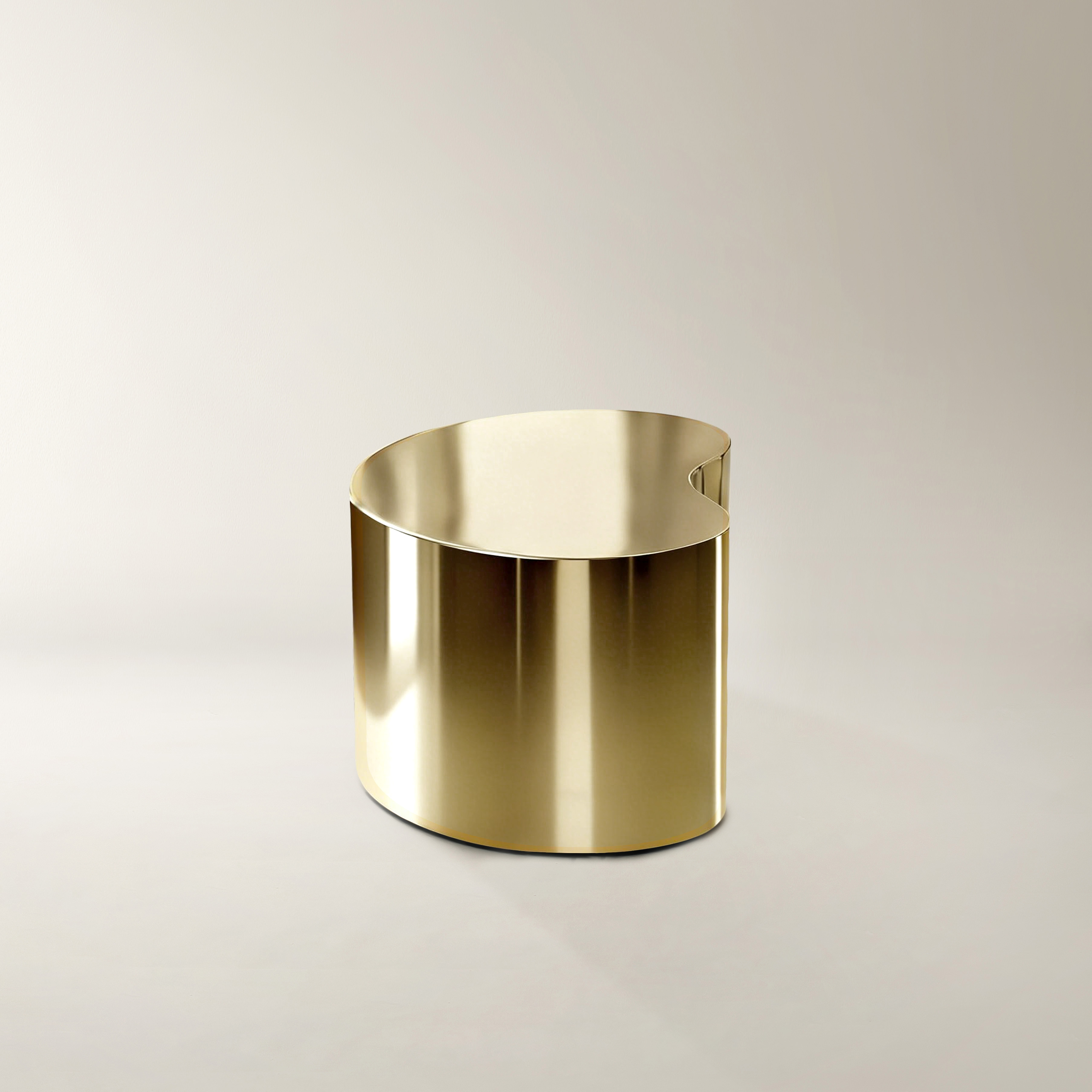 Aurea Coffee Table (32") - Soft Gold