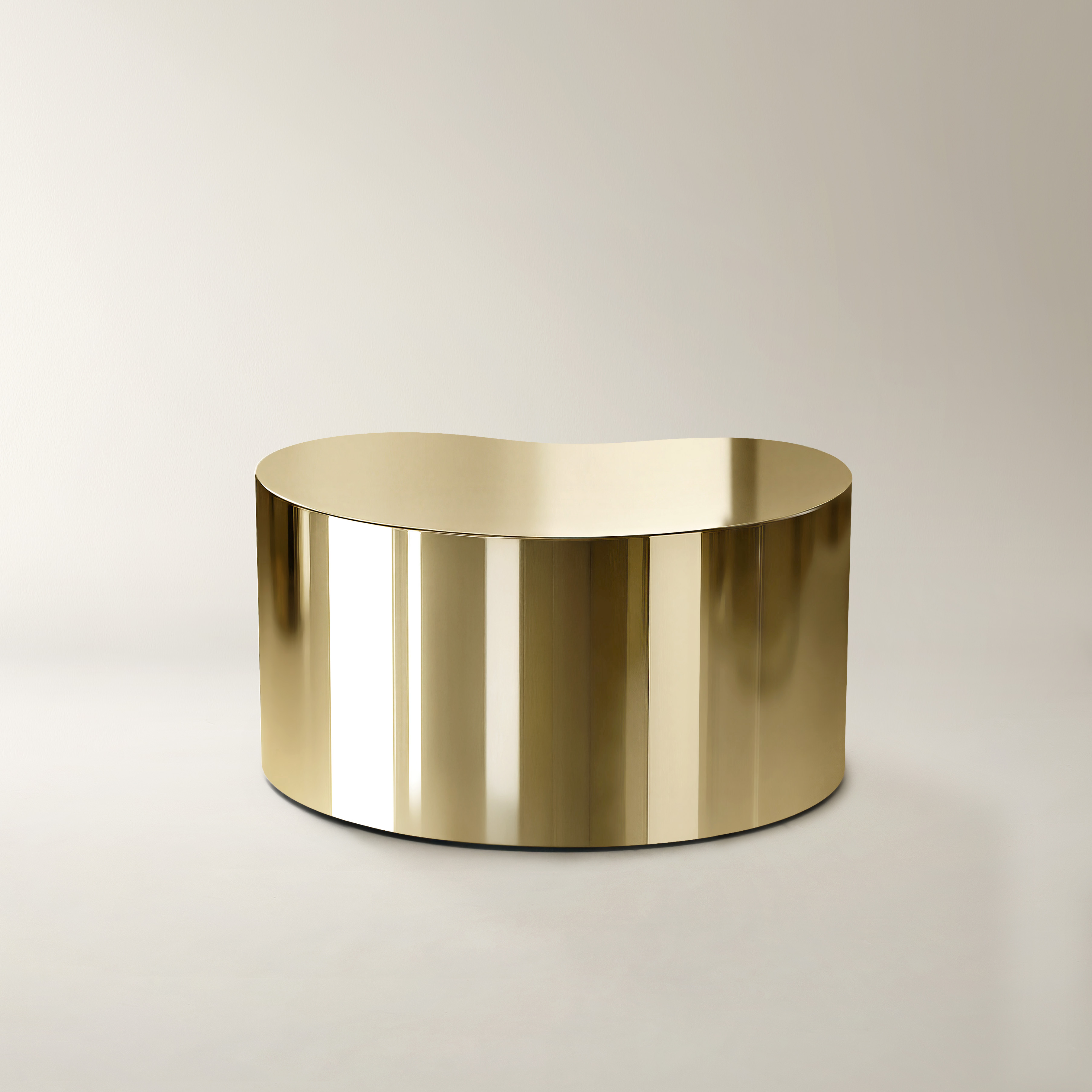 Aurea Coffee Table (32") - Soft Gold
