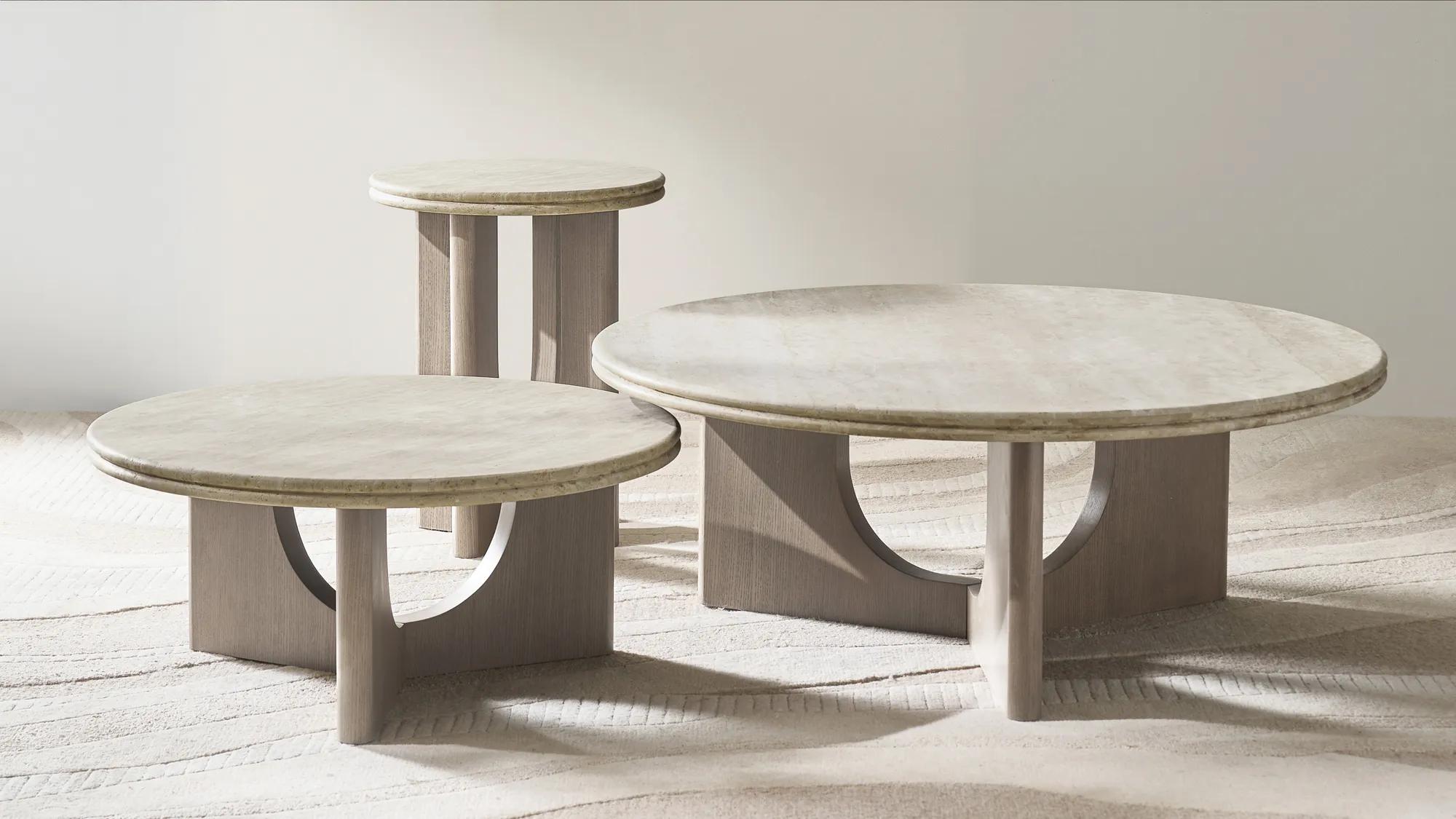 Bond Nesting Coffee Table (17"-41") - Natural