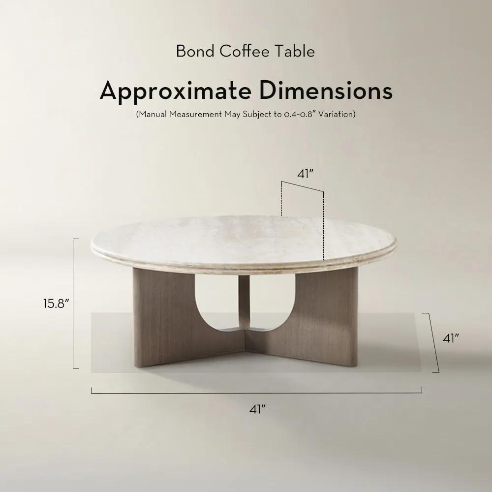 Bond Nesting Coffee Table (17"-41") - Natural