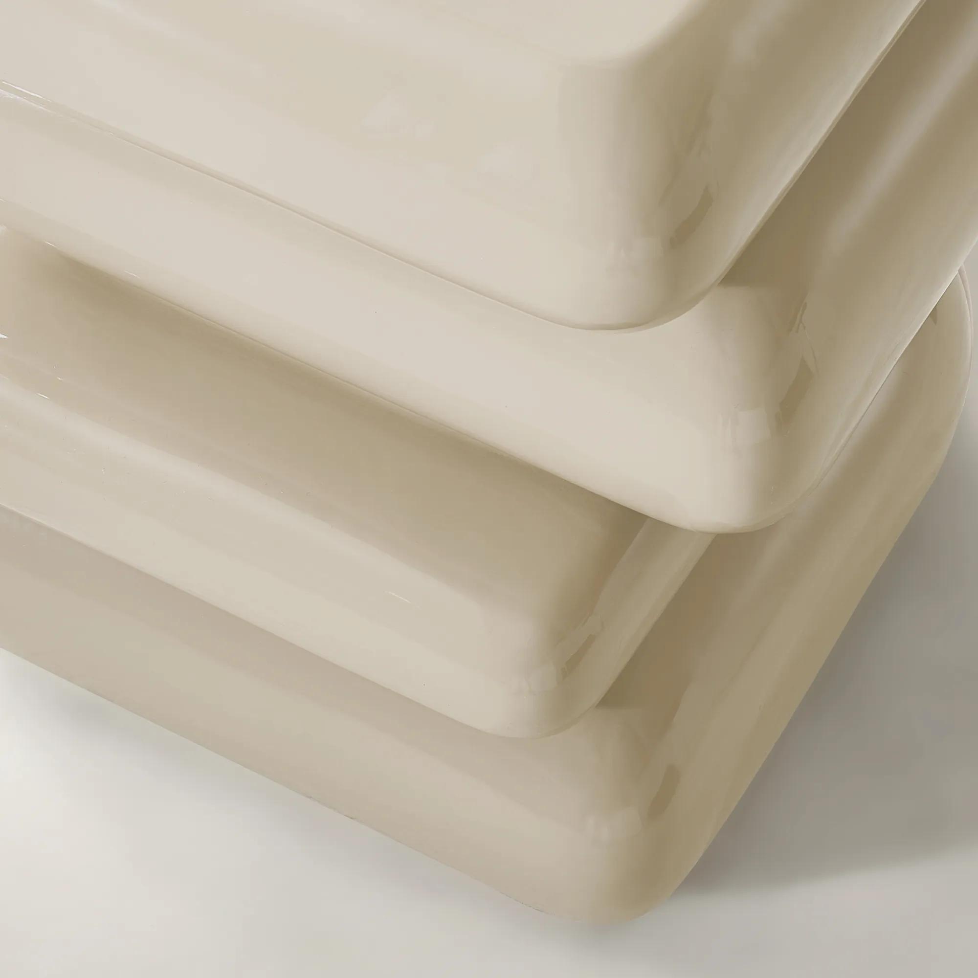 Forma Stacked Accent Table (19.9") - Turtle Dove