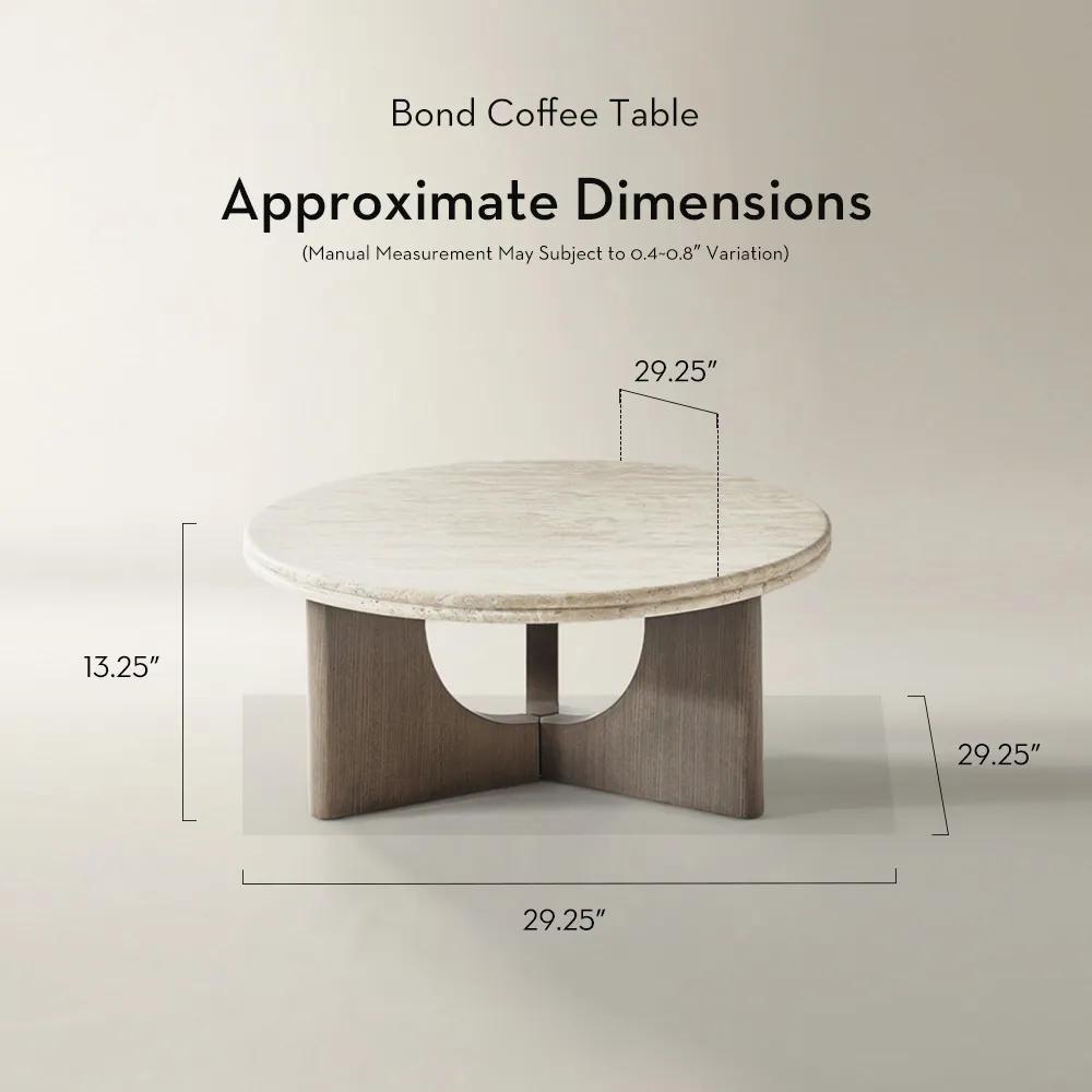 Bond Nesting Coffee Table (17"-41") - Natural