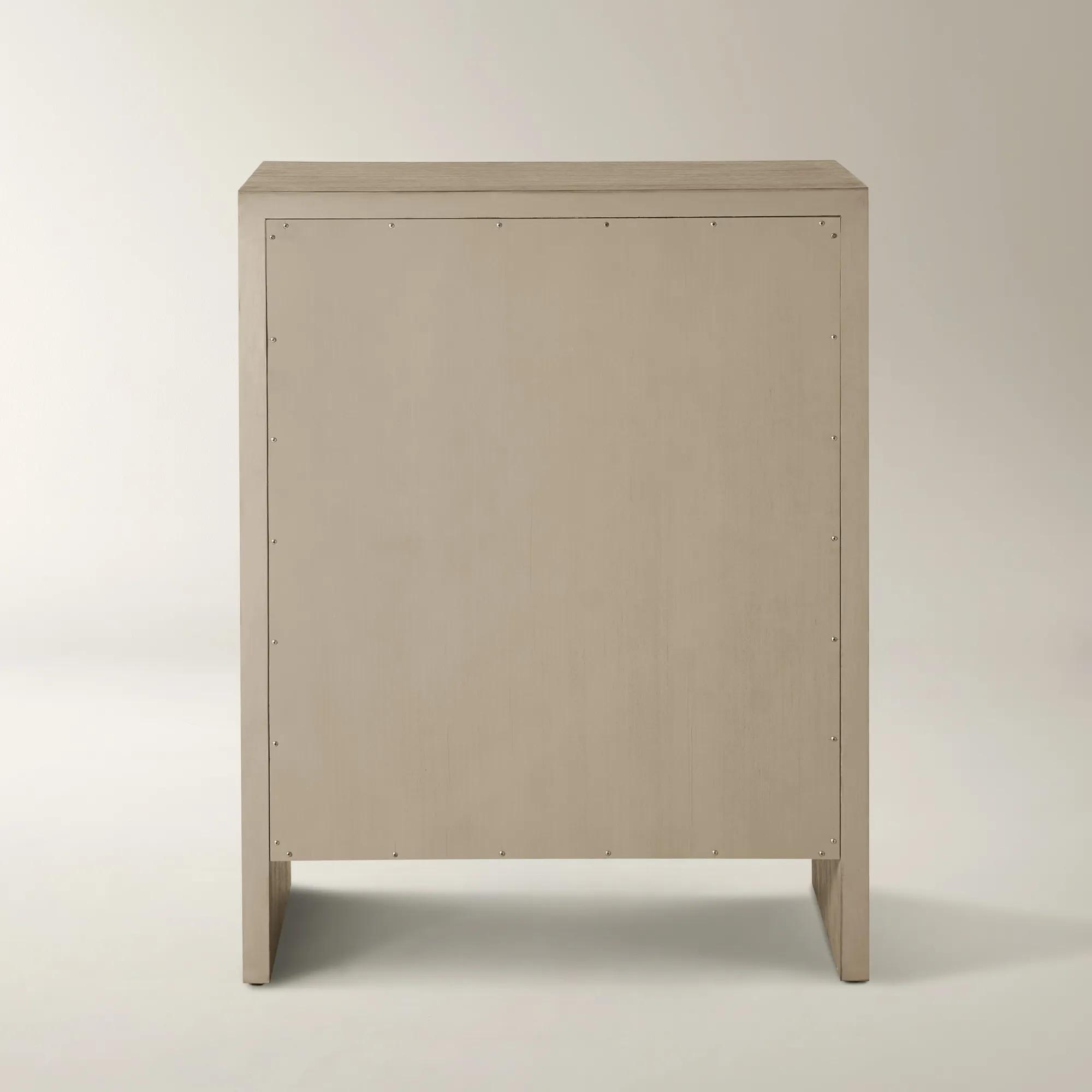 Glimmer Mirrored 5 Drawer Chest