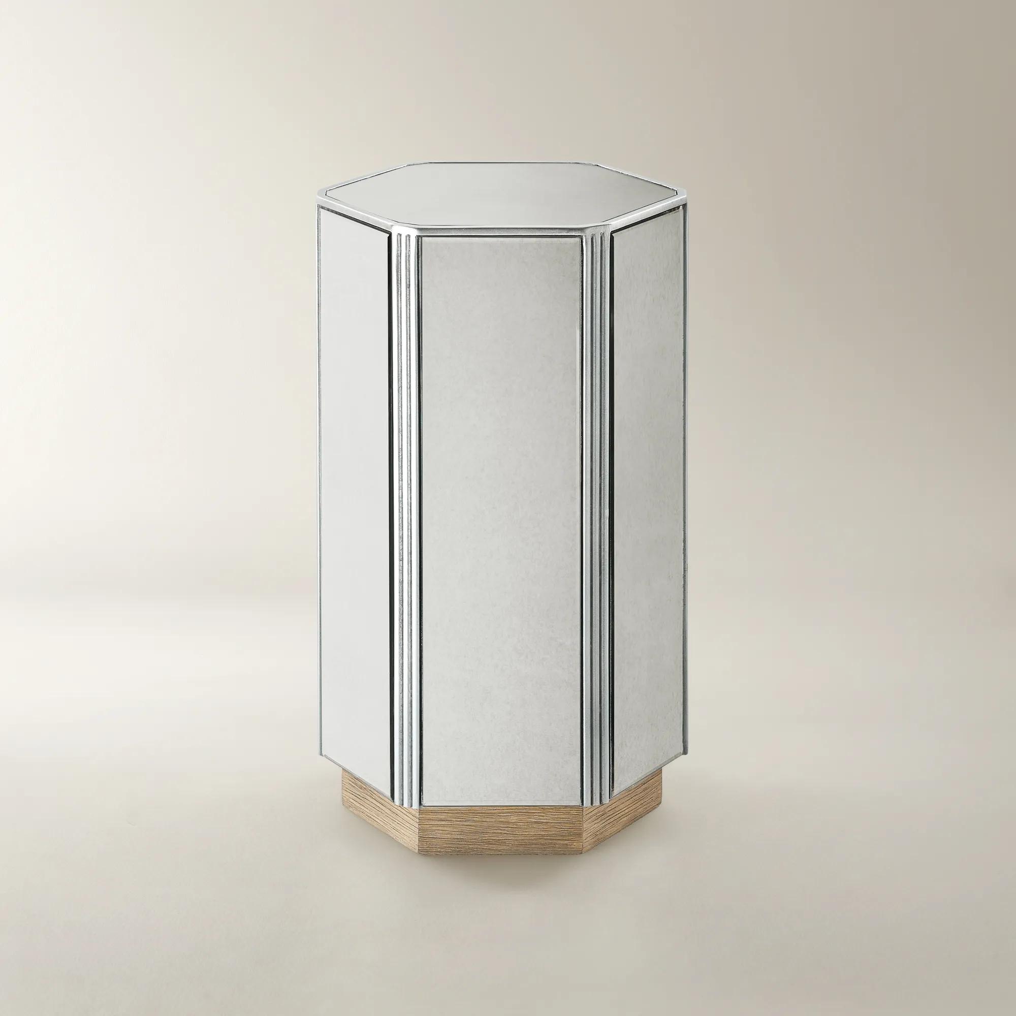 Glimmer Mirrored Side Table