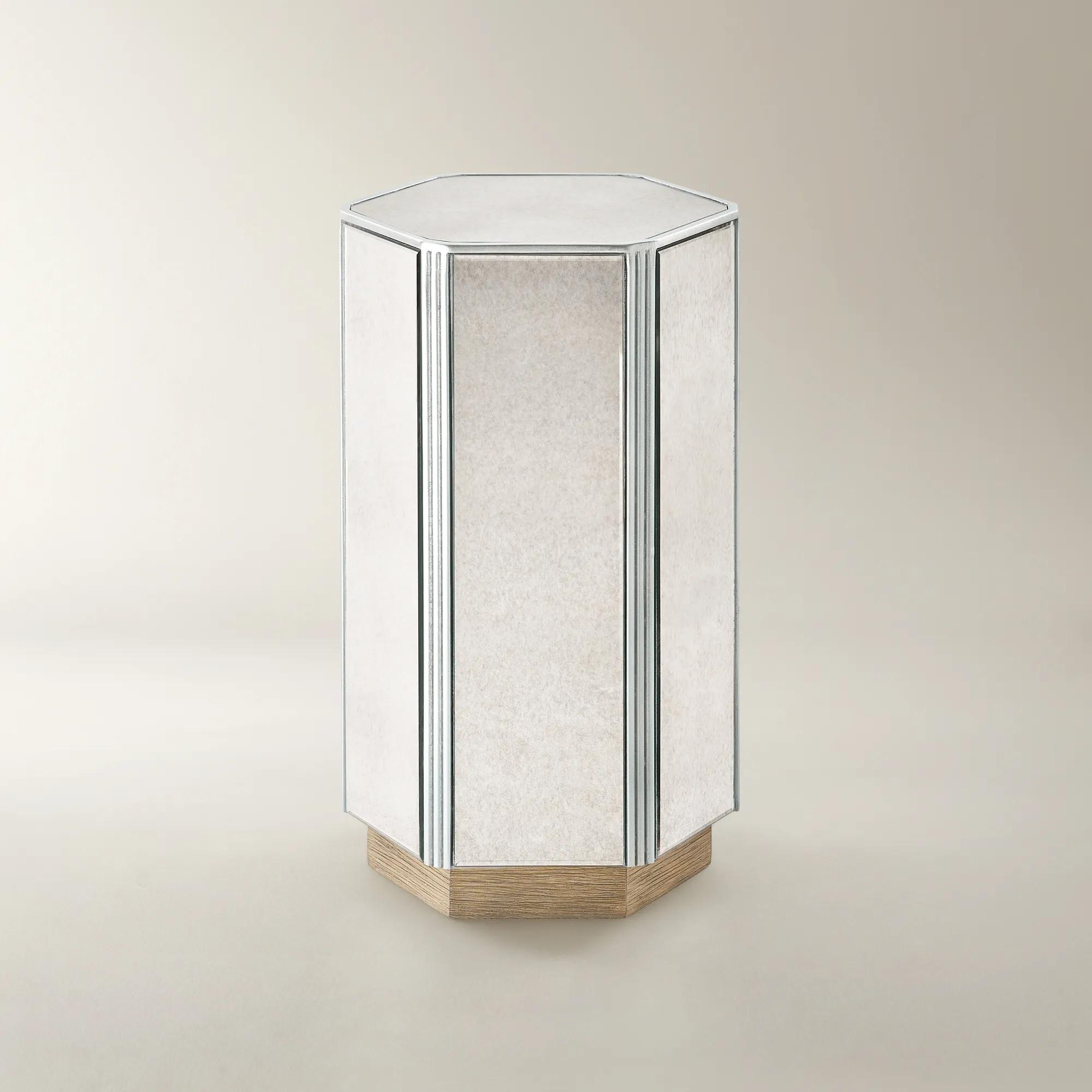 Glimmer Mirrored Side Table