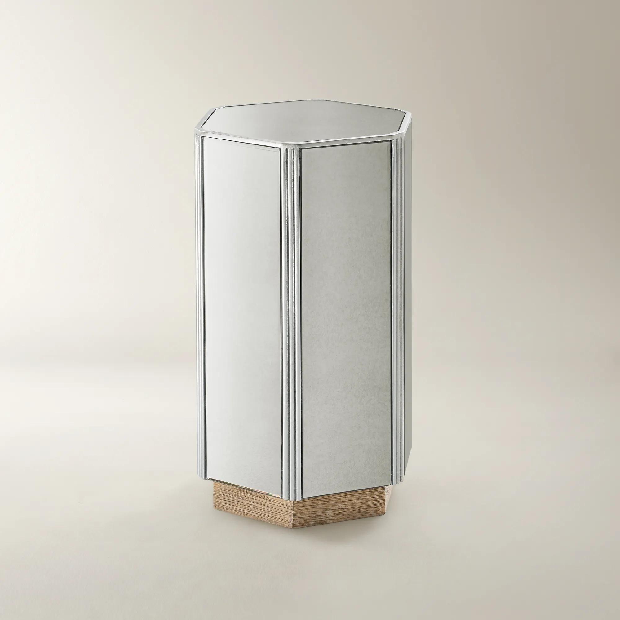 Glimmer Mirrored Side Table