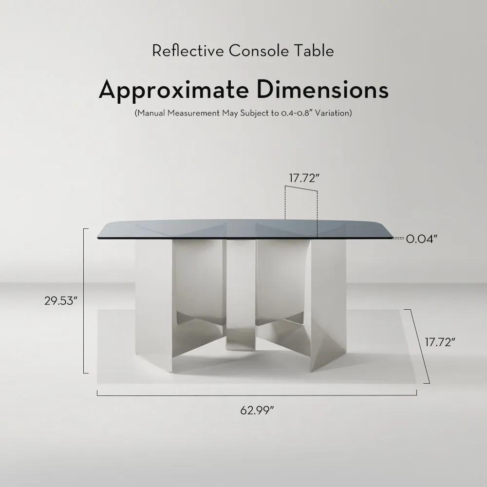 Reflective Console Table
