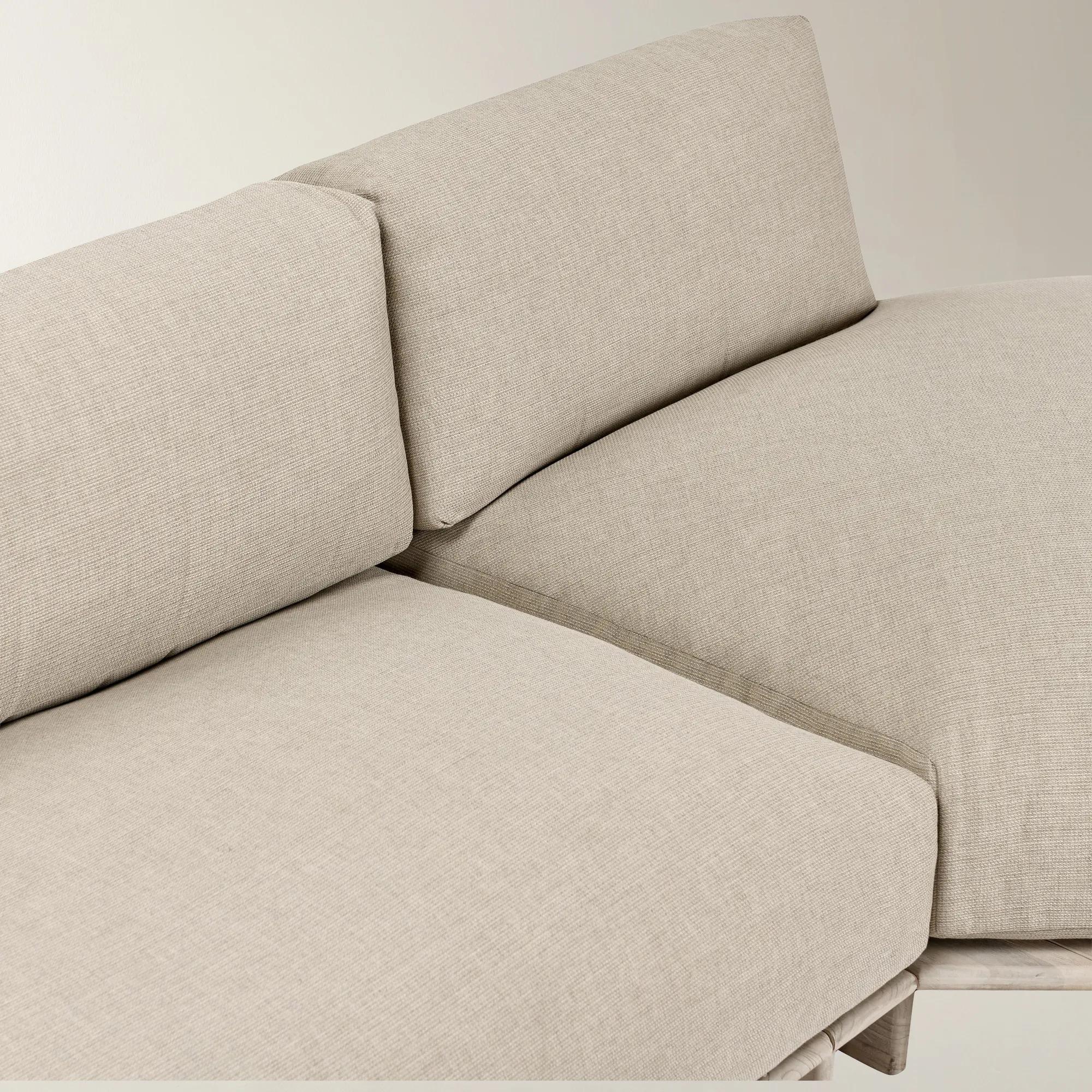 Livia Outdoor Sectional (37.8"-136") - Taupe