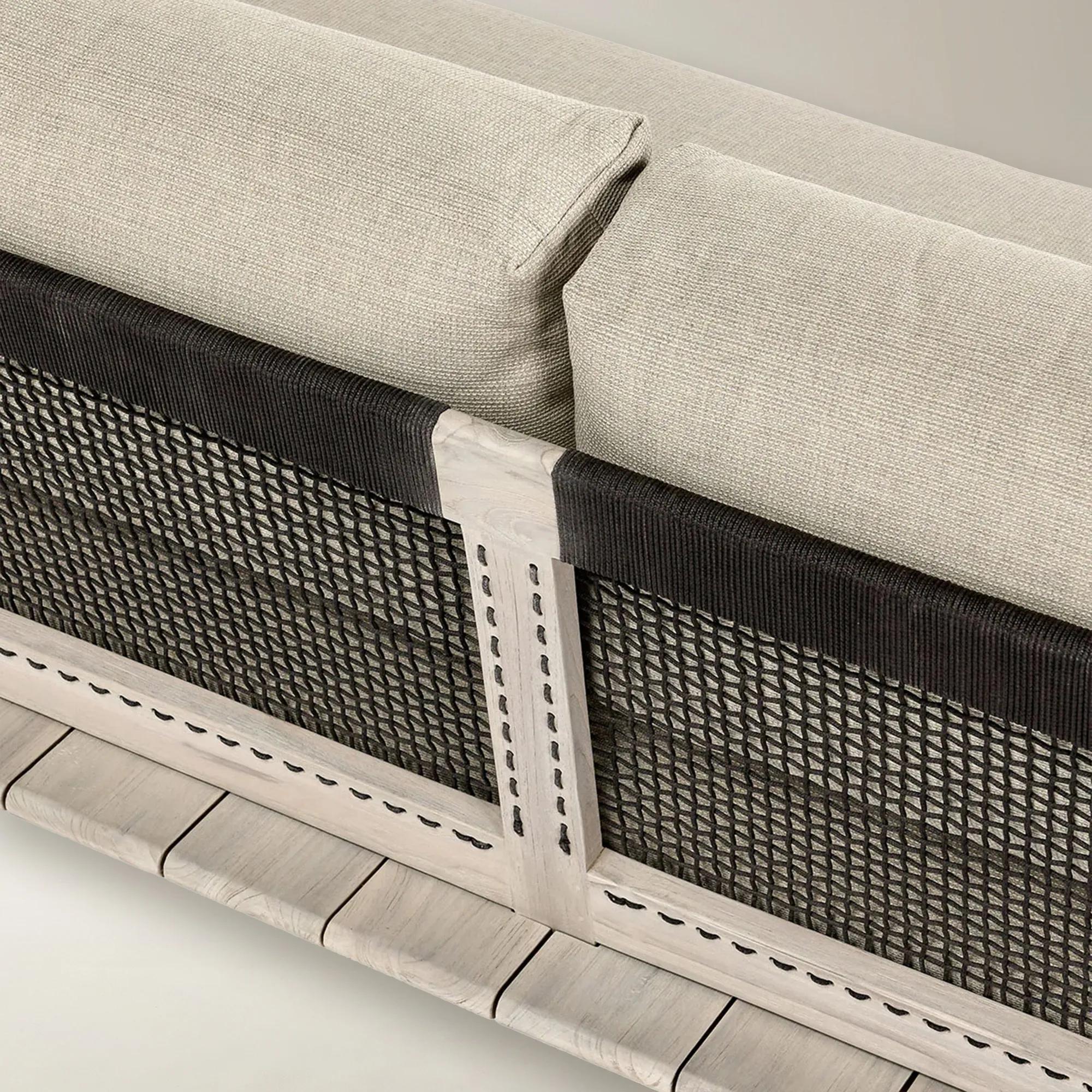 Livia Outdoor Loveseat (93.7") - Taupe