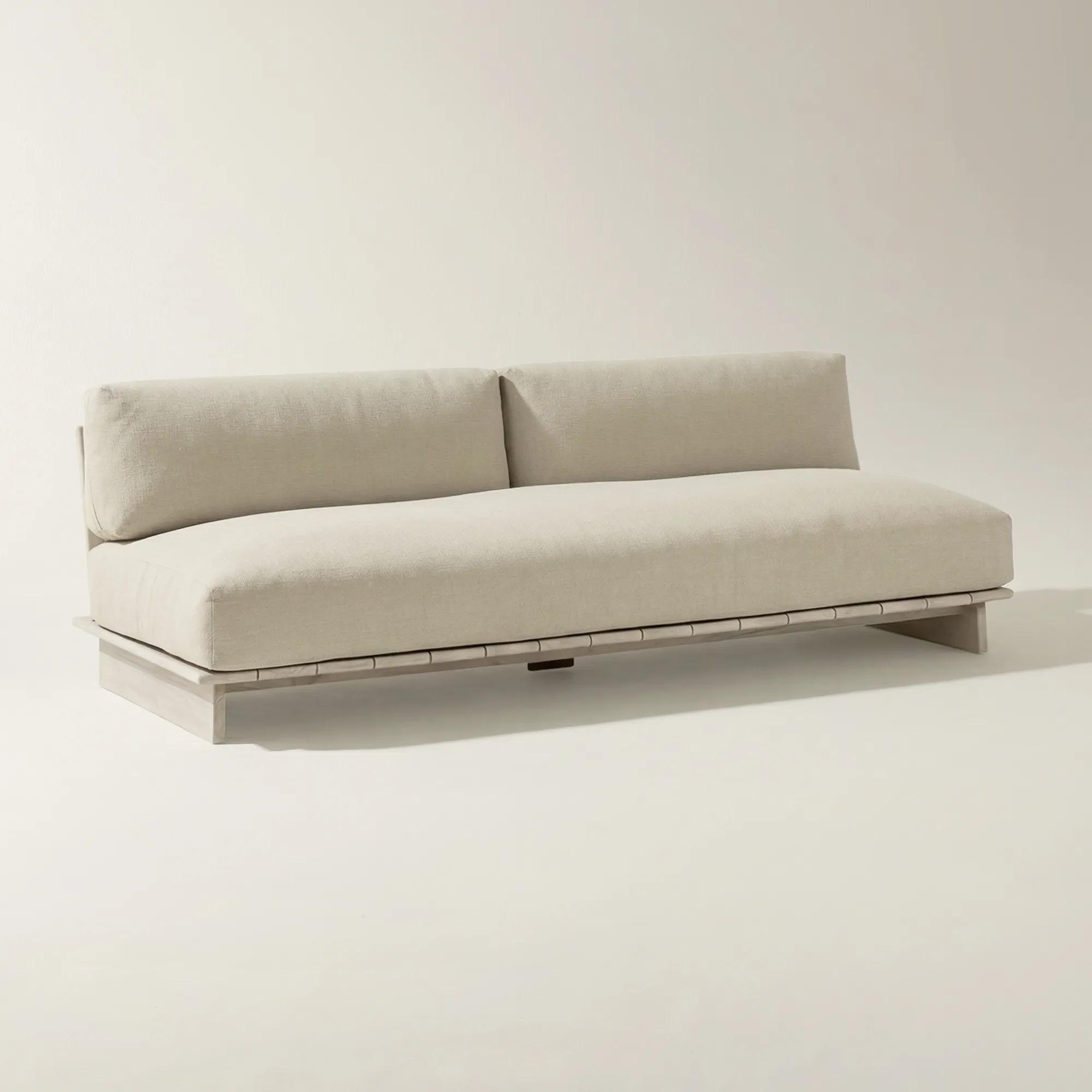 Livia Outdoor Loveseat (93.7") - Taupe