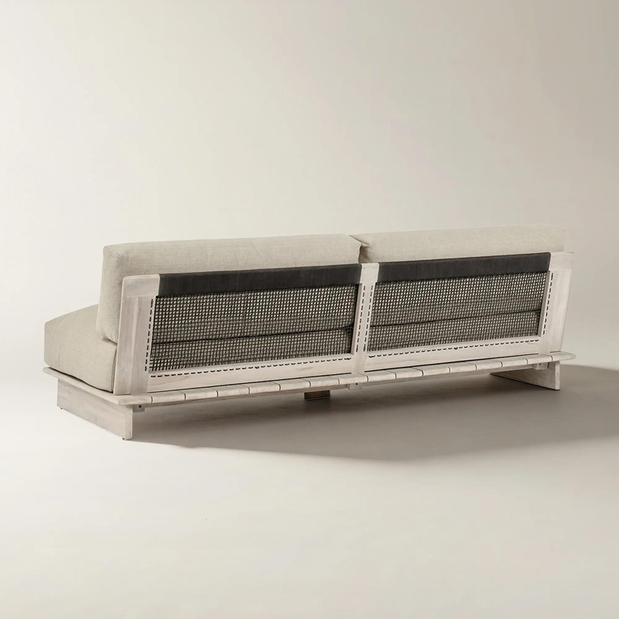 Livia Outdoor Loveseat (93.7") - Taupe